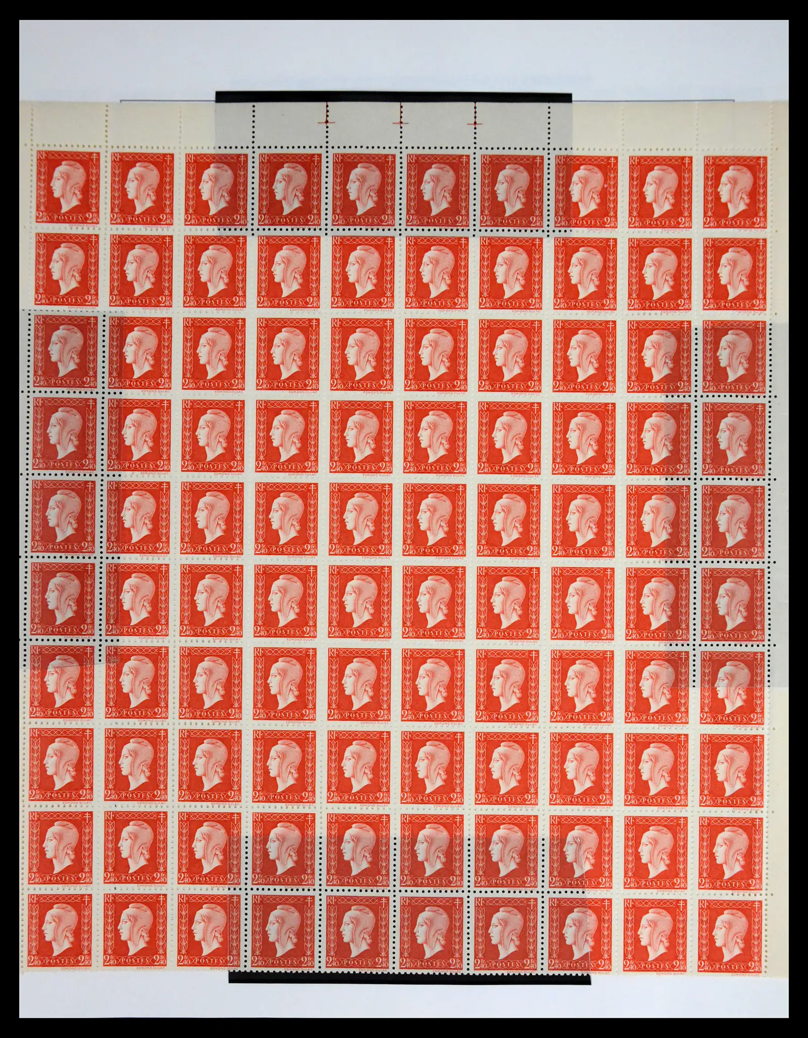 41596 0086 - Stamp collection 41596 France sheets/part sheets 1938-1970.