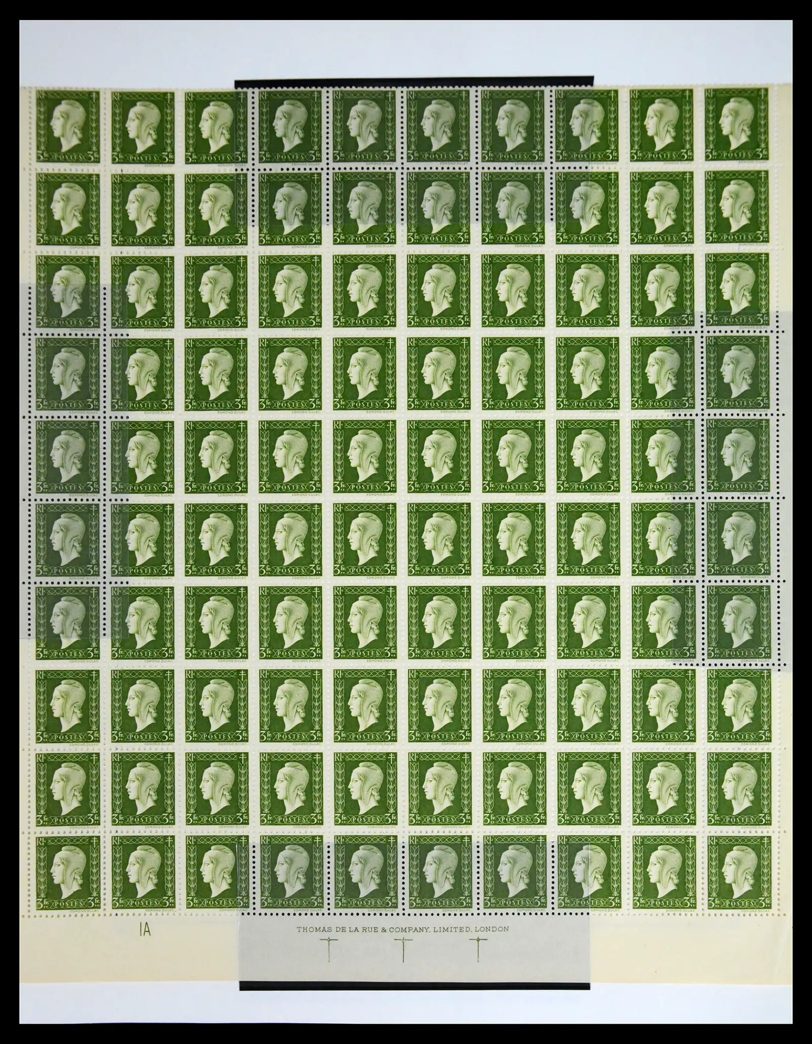 41596 0087 - Stamp collection 41596 France sheets/part sheets 1938-1970.