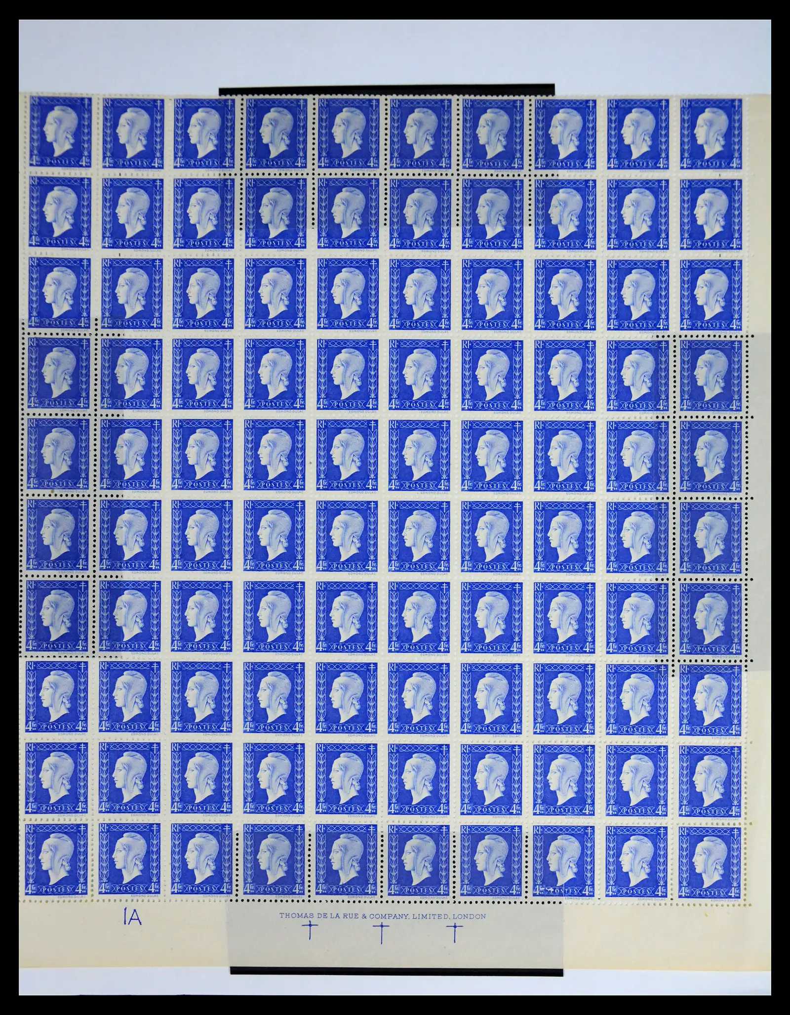41596 0088 - Stamp collection 41596 France sheets/part sheets 1938-1970.