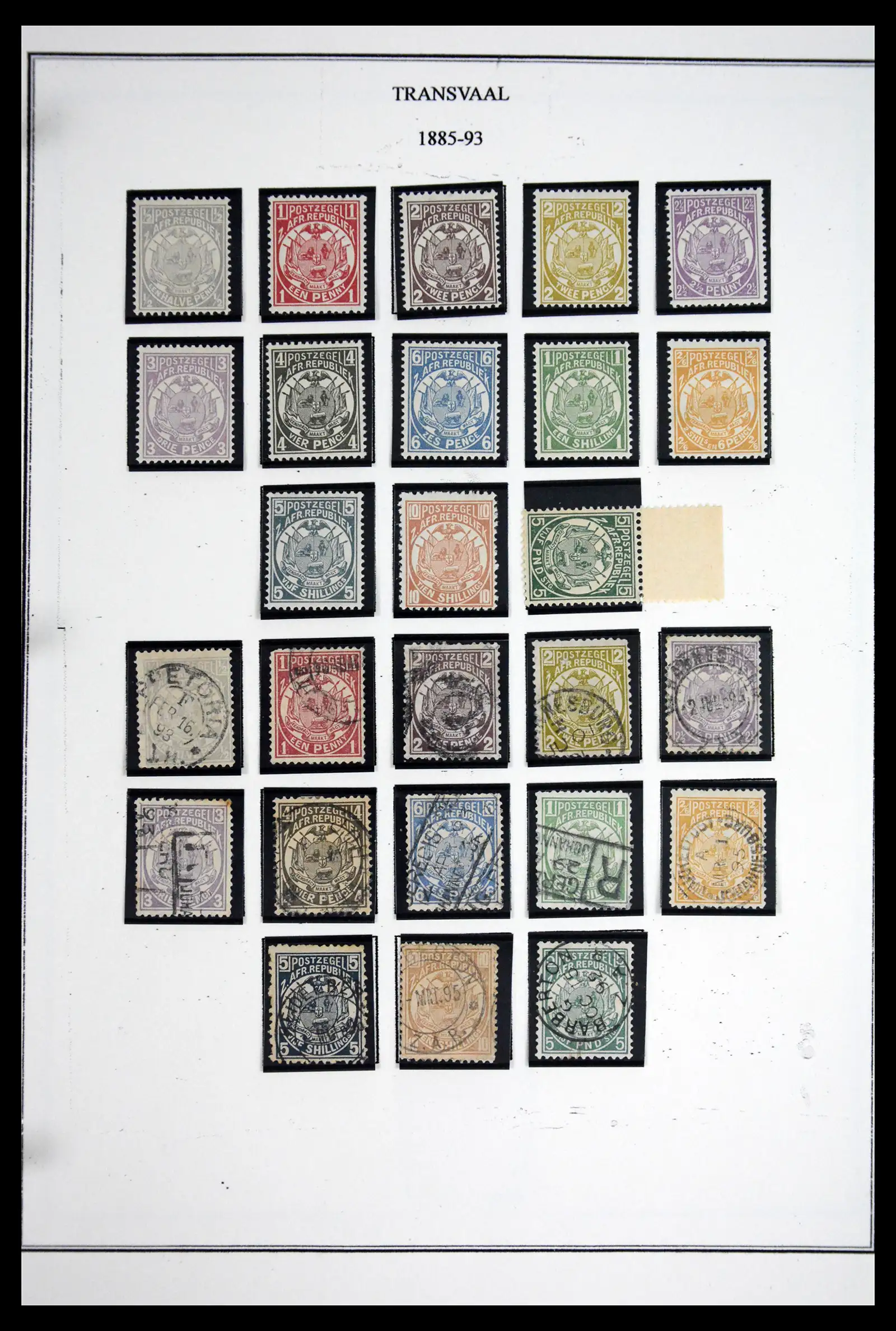 41598 0002 - Stamp collection 41598 Transvaal 1878-1910.