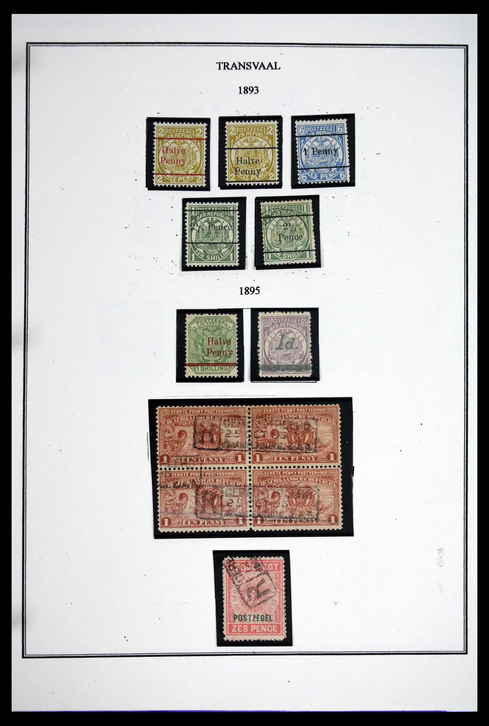 41598 0003 - Stamp collection 41598 Transvaal 1878-1910.