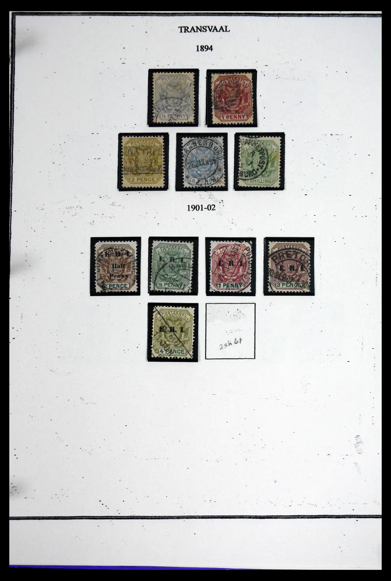 41598 0004 - Stamp collection 41598 Transvaal 1878-1910.