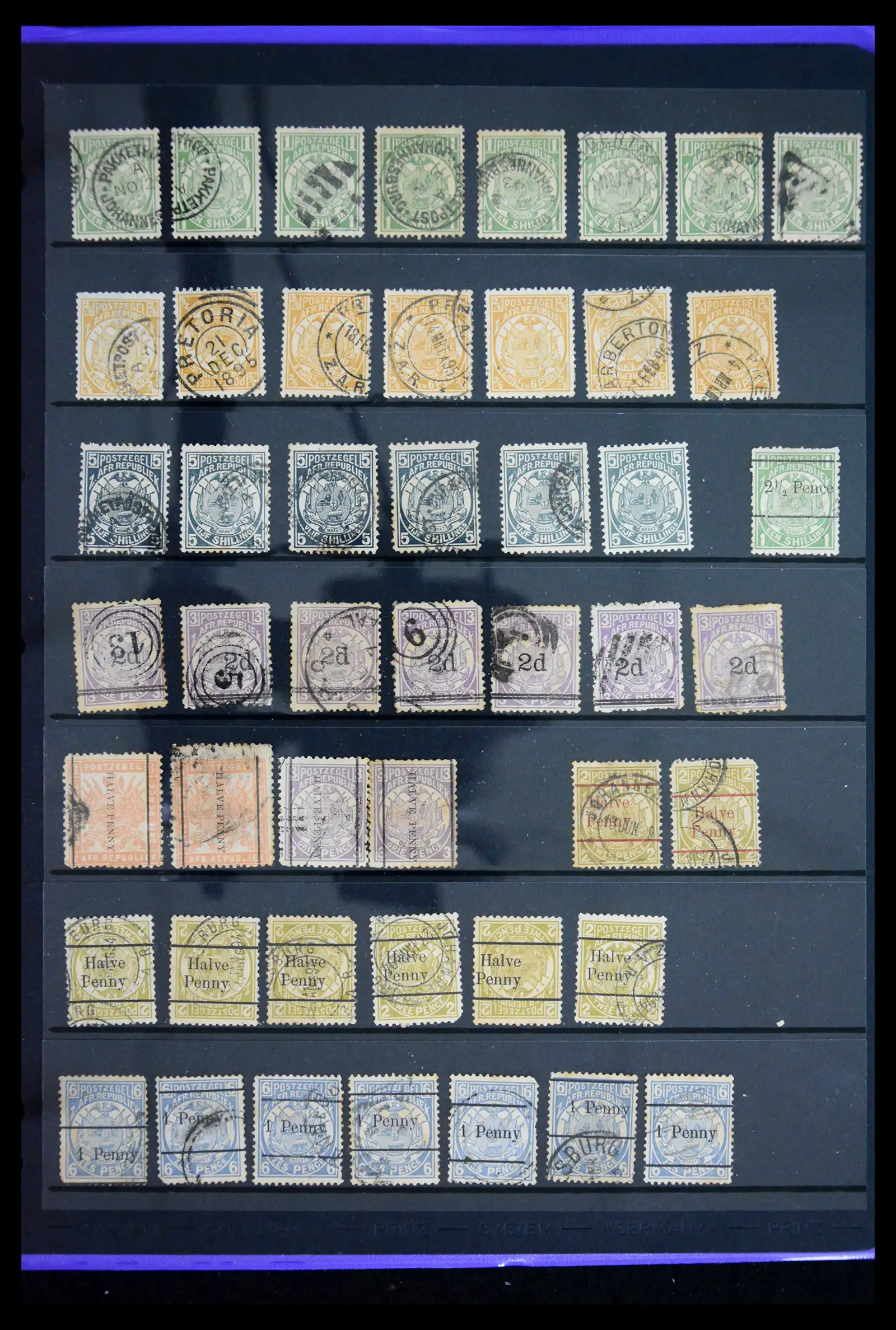 41598 0013 - Stamp collection 41598 Transvaal 1878-1910.