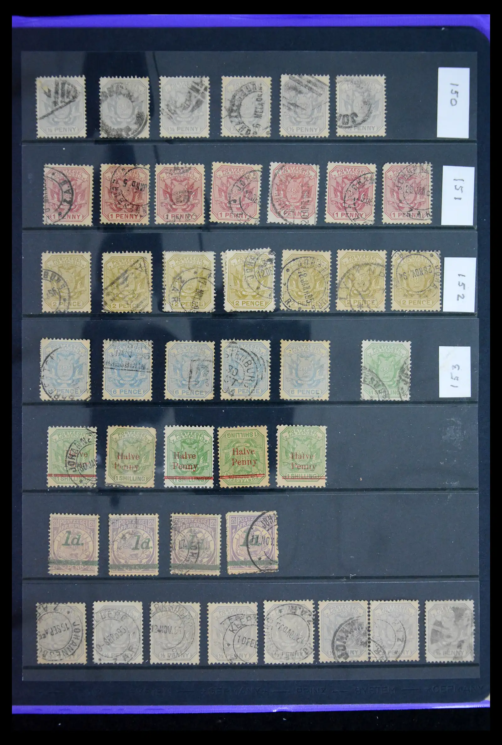 41598 0014 - Stamp collection 41598 Transvaal 1878-1910.