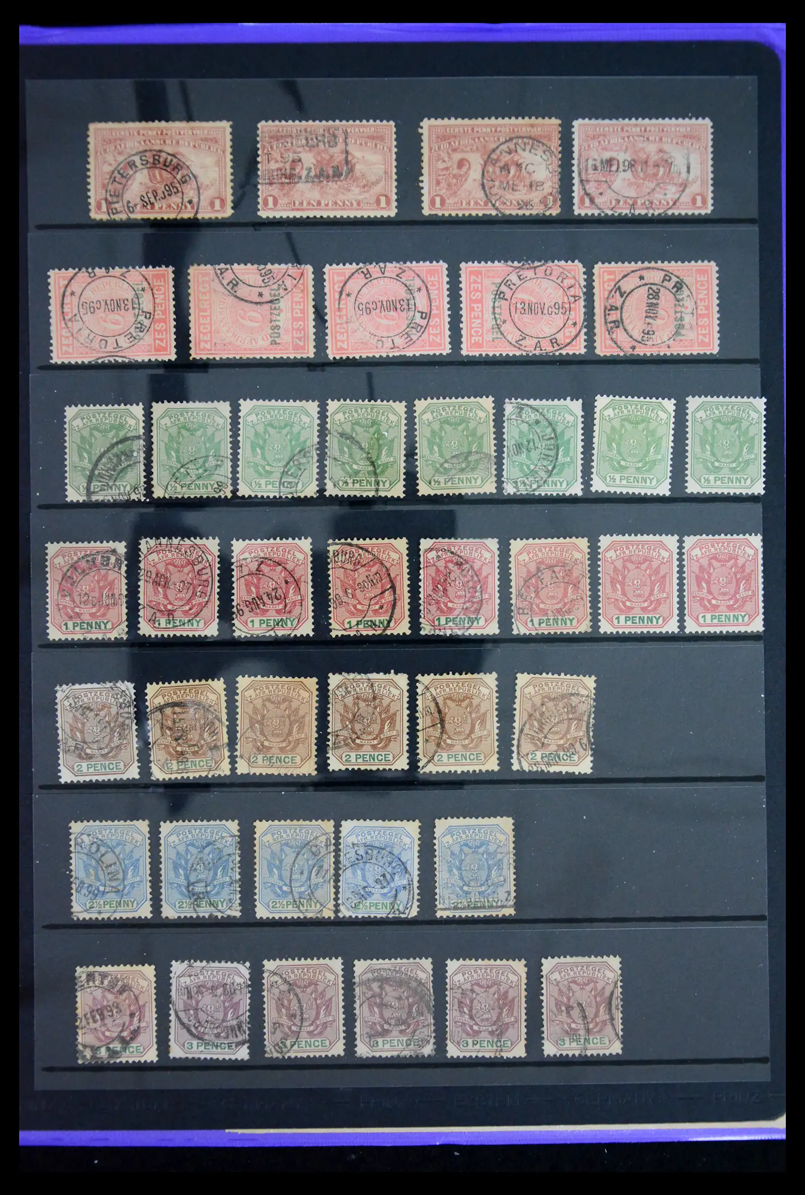 41598 0016 - Stamp collection 41598 Transvaal 1878-1910.