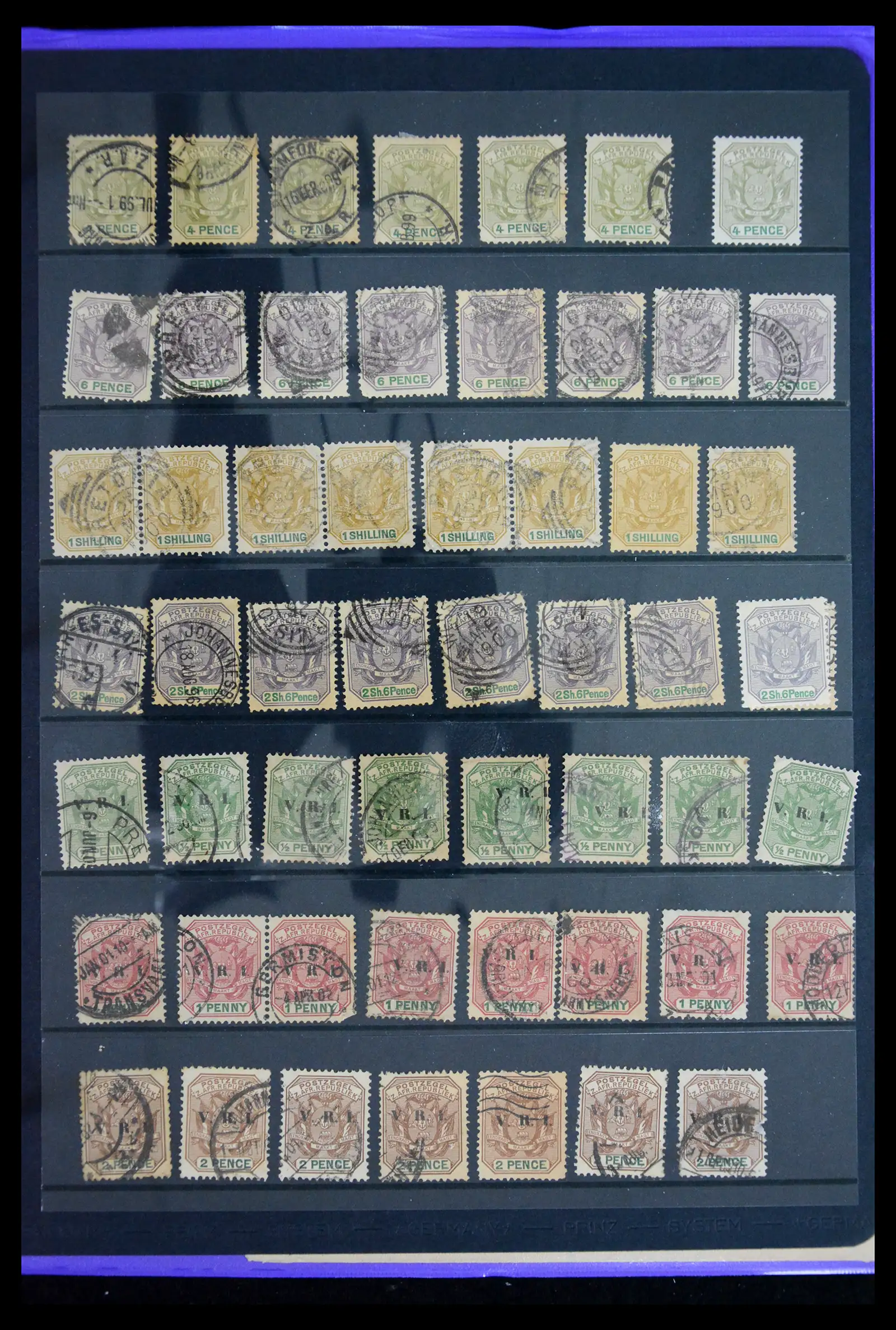 41598 0017 - Stamp collection 41598 Transvaal 1878-1910.