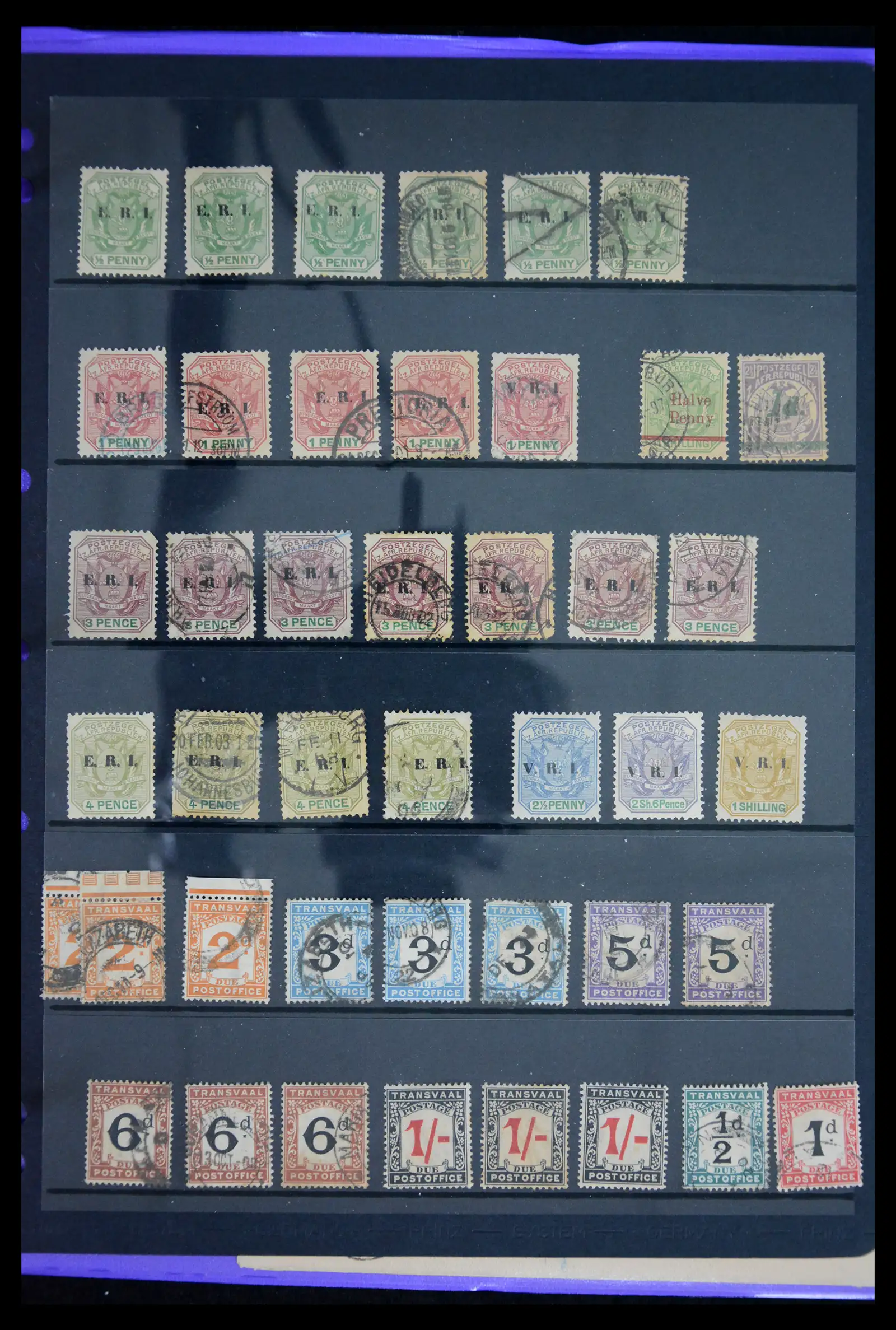 41598 0019 - Stamp collection 41598 Transvaal 1878-1910.