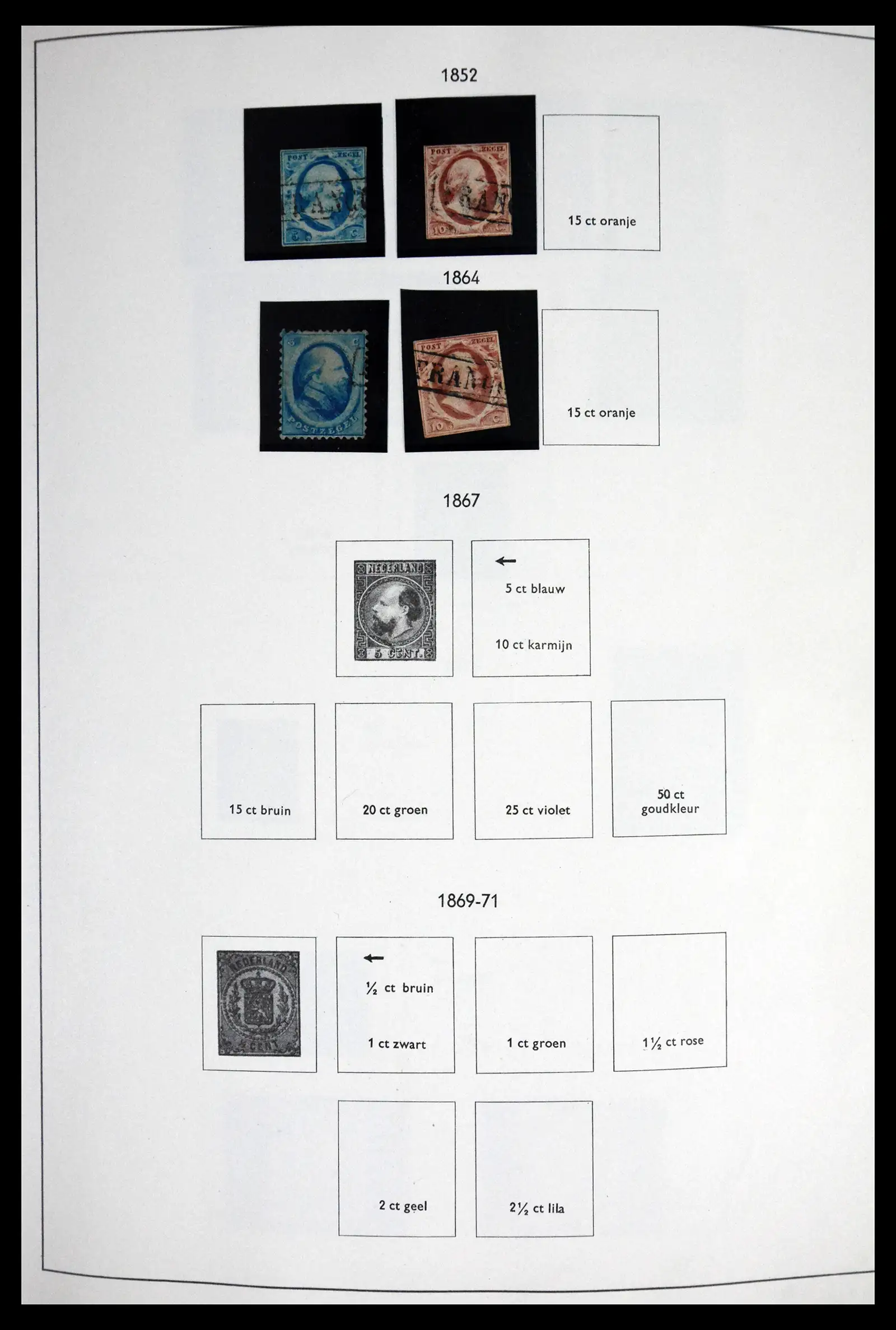 41601 0001 - Stamp collection 41601 Netherlands 1852-1977.