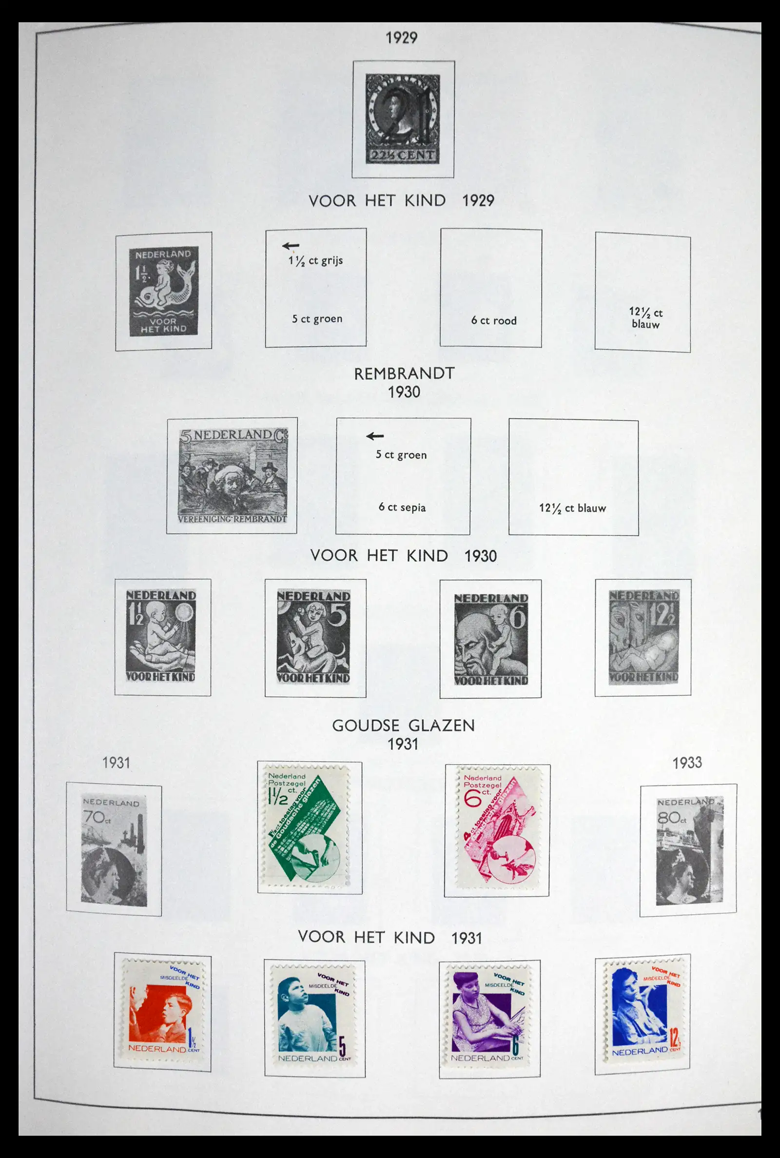41601 0011 - Stamp collection 41601 Netherlands 1852-1977.