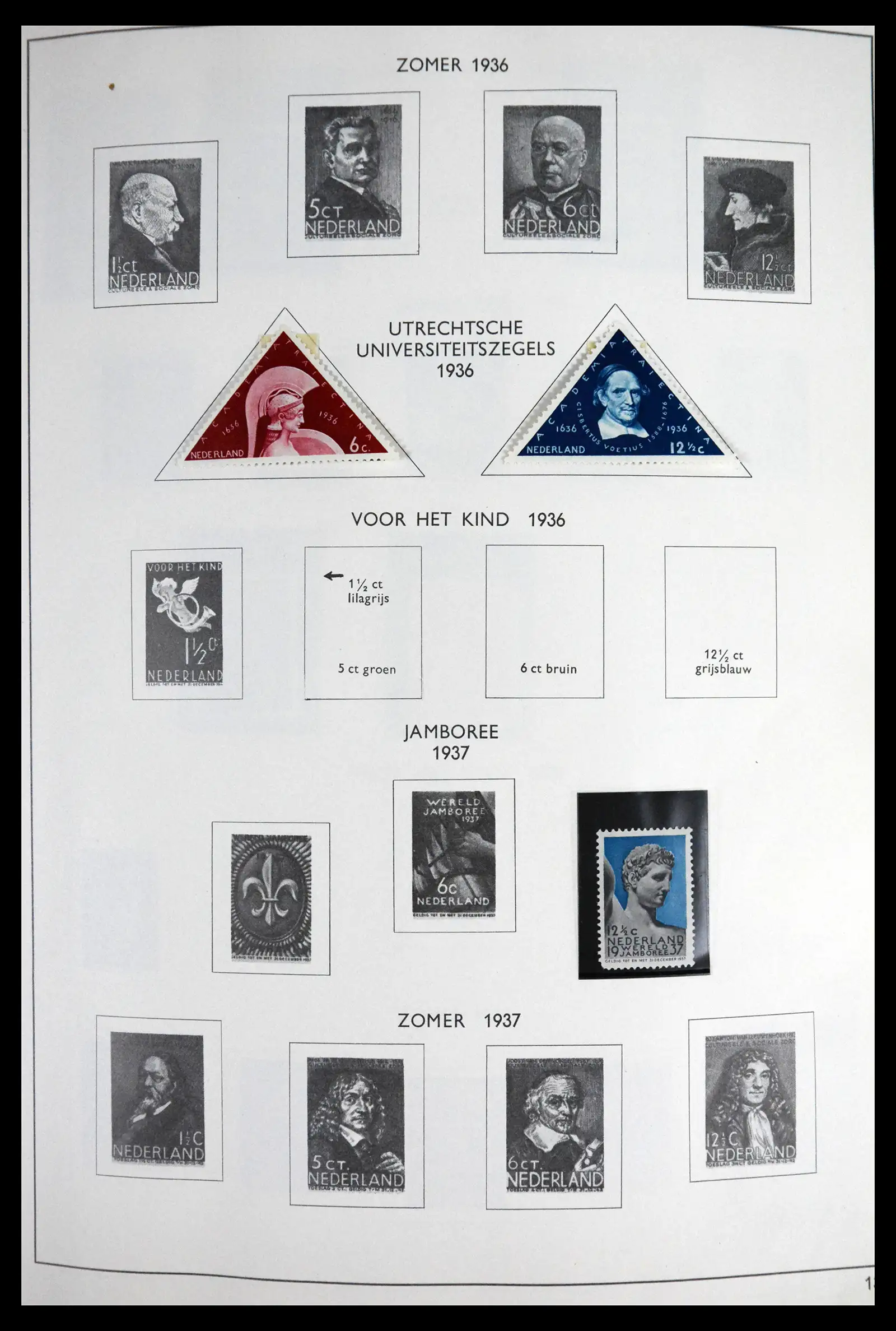 41601 0014 - Stamp collection 41601 Netherlands 1852-1977.