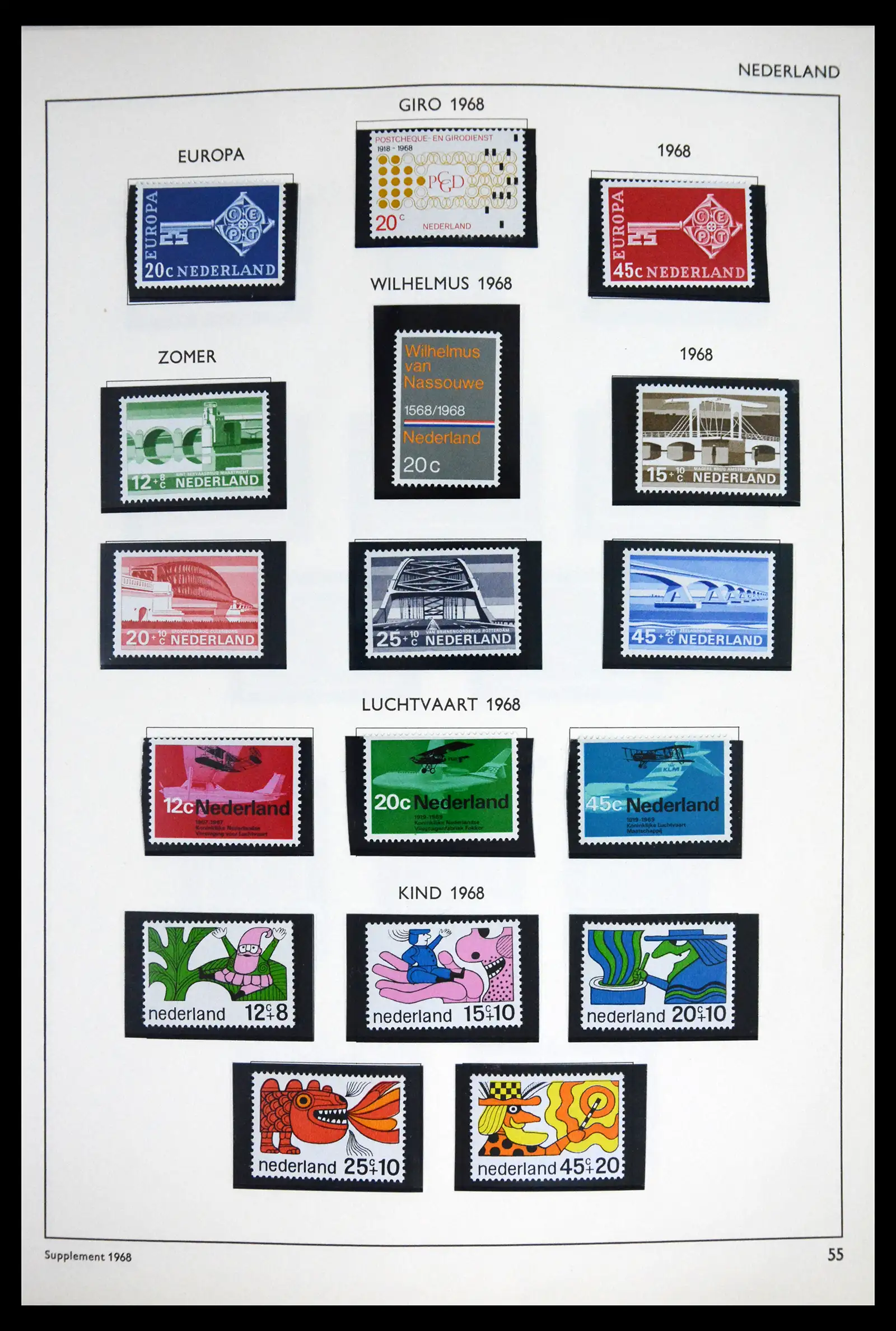 41601 0053 - Postzegelverzameling 41601 Nederland 1852-1977.