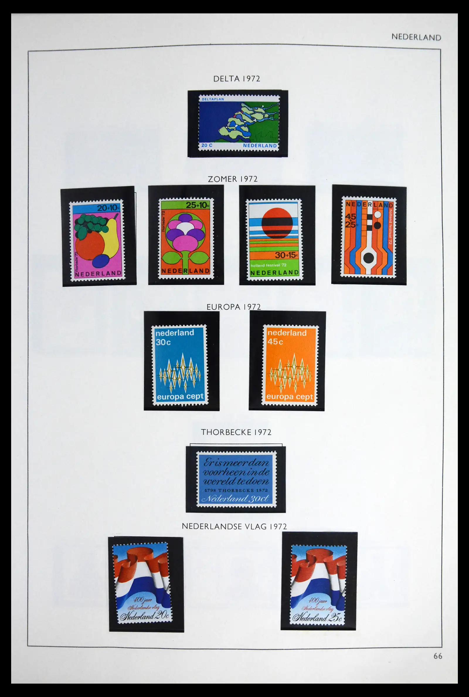 41601 0060 - Postzegelverzameling 41601 Nederland 1852-1977.