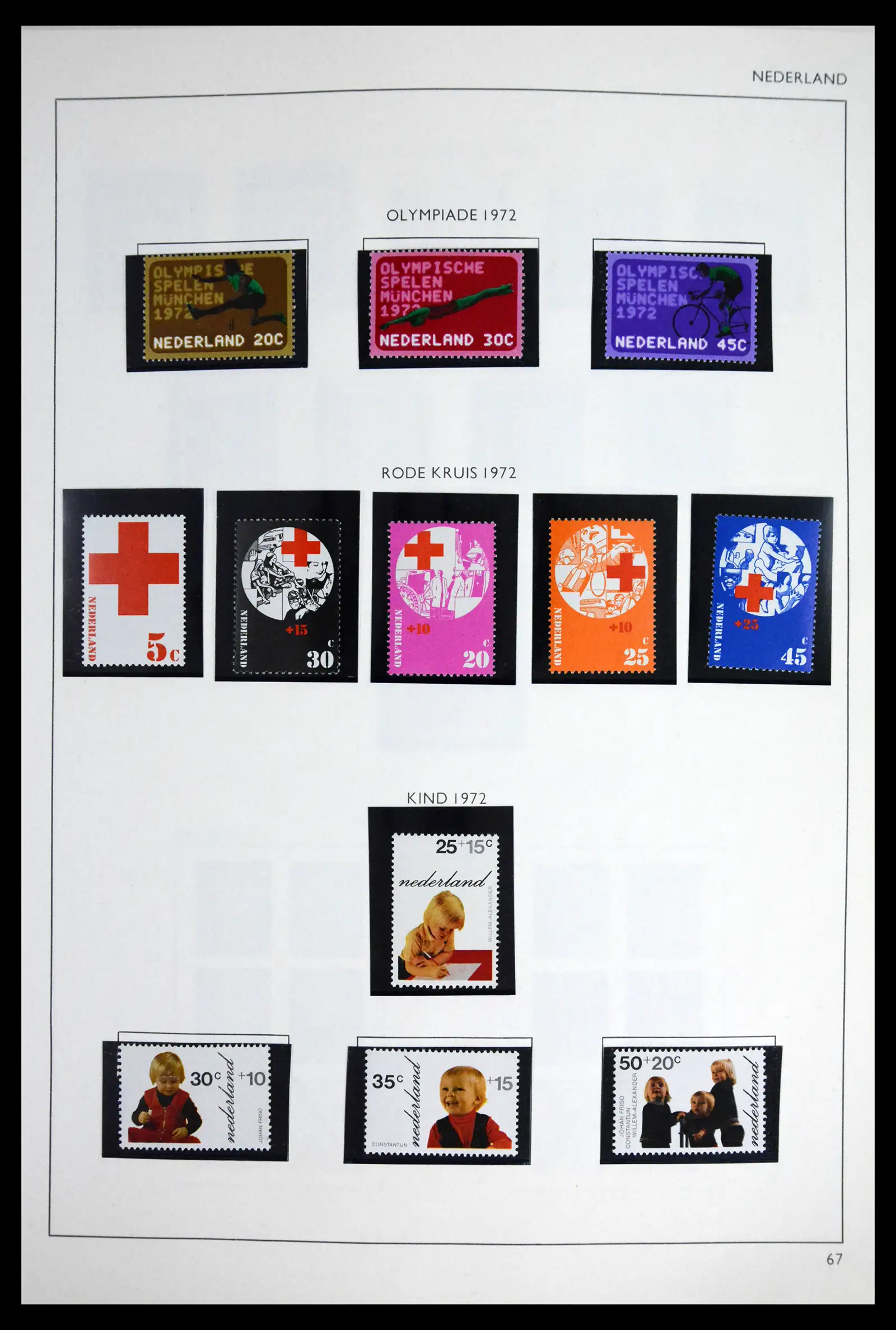 41601 0061 - Postzegelverzameling 41601 Nederland 1852-1977.