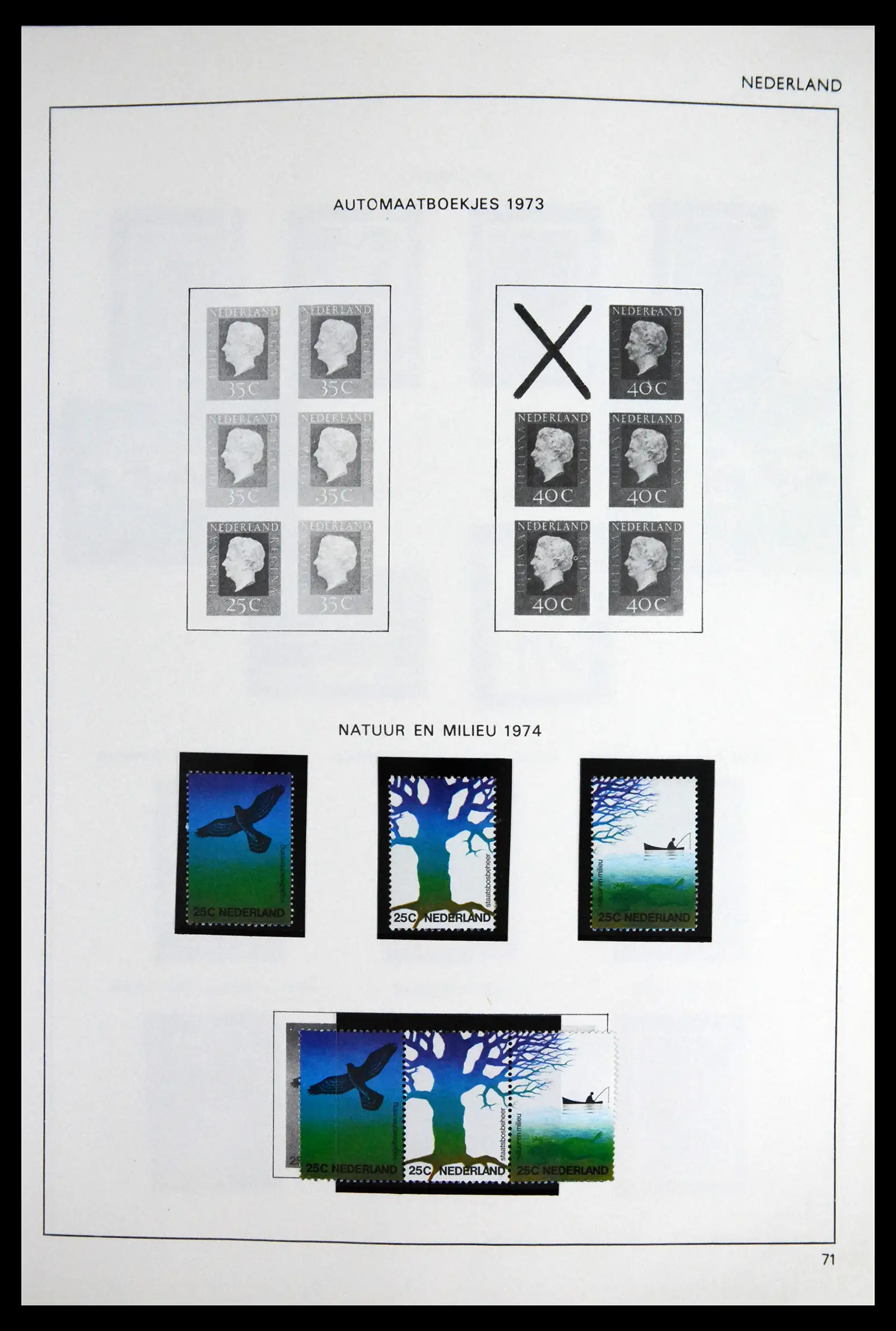 41601 0065 - Postzegelverzameling 41601 Nederland 1852-1977.