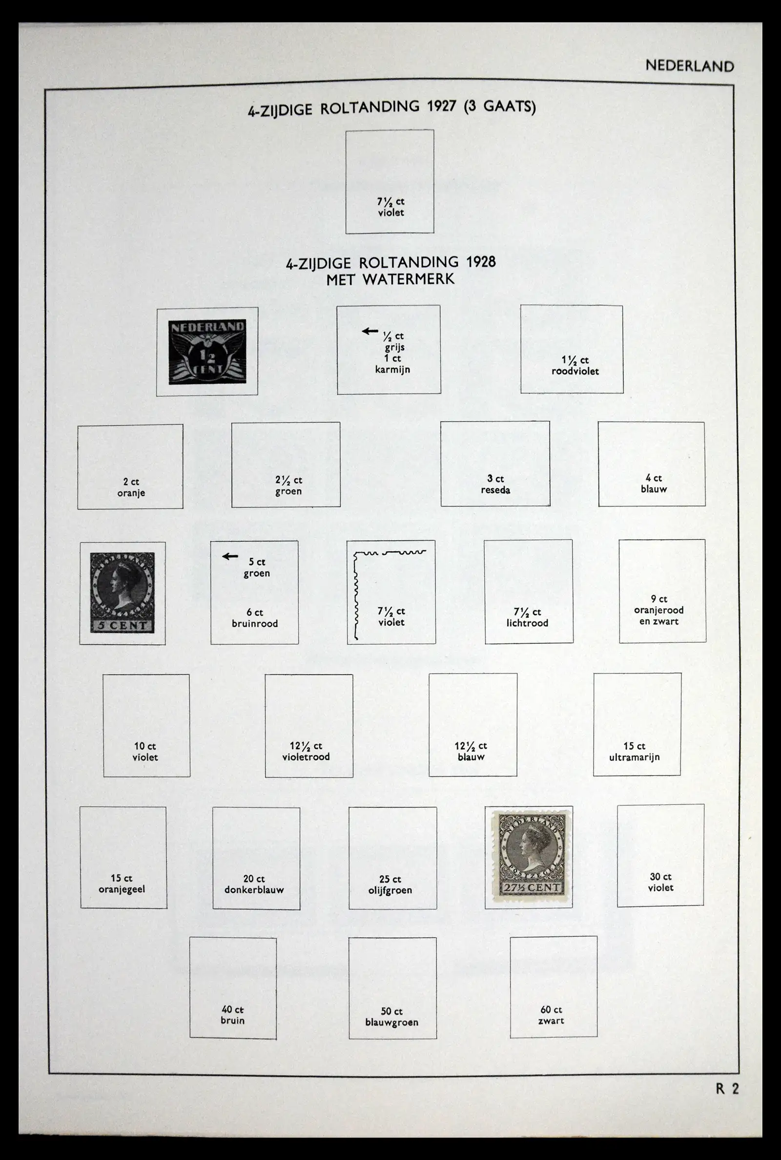 41601 0080 - Postzegelverzameling 41601 Nederland 1852-1977.