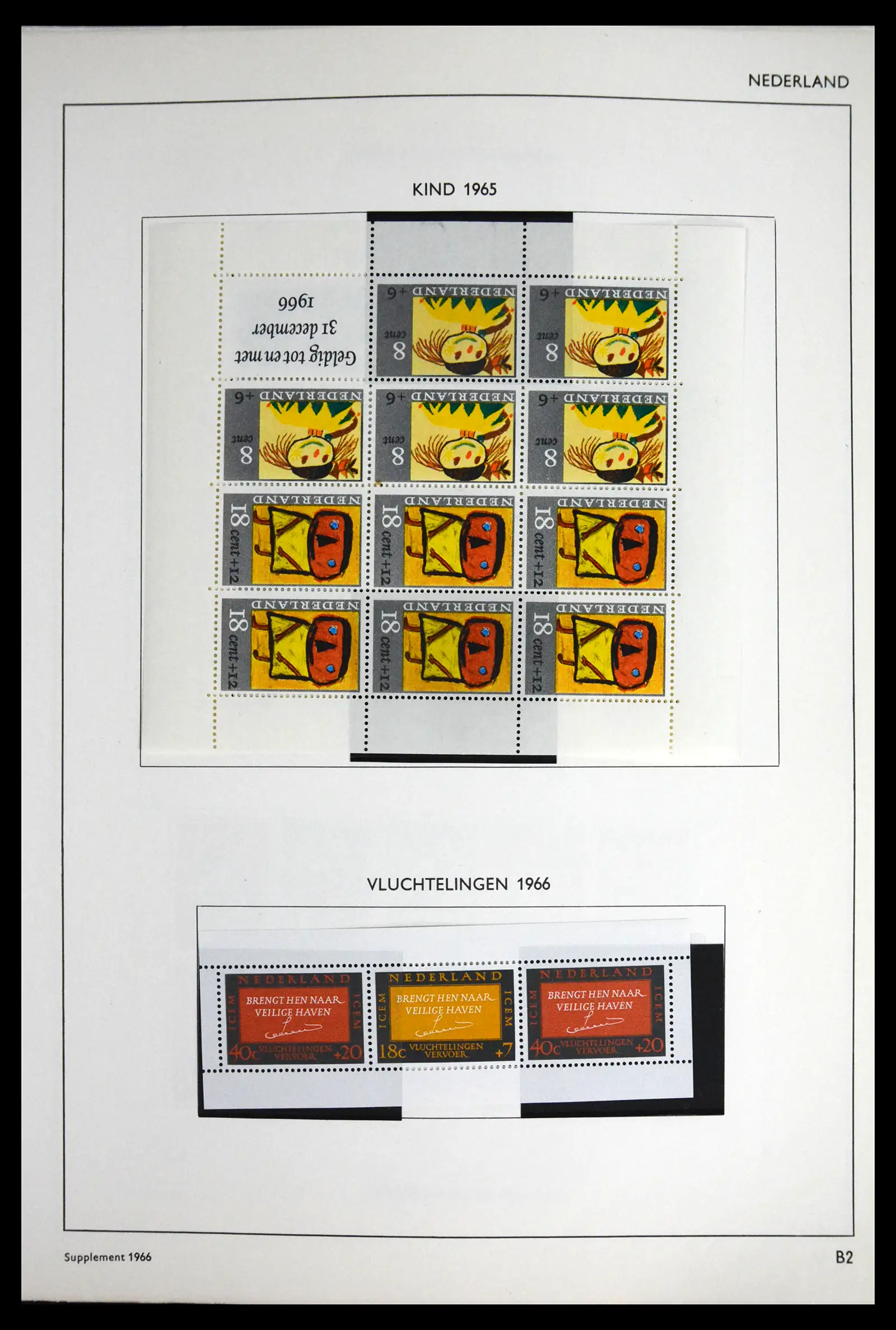41601 0081 - Postzegelverzameling 41601 Nederland 1852-1977.