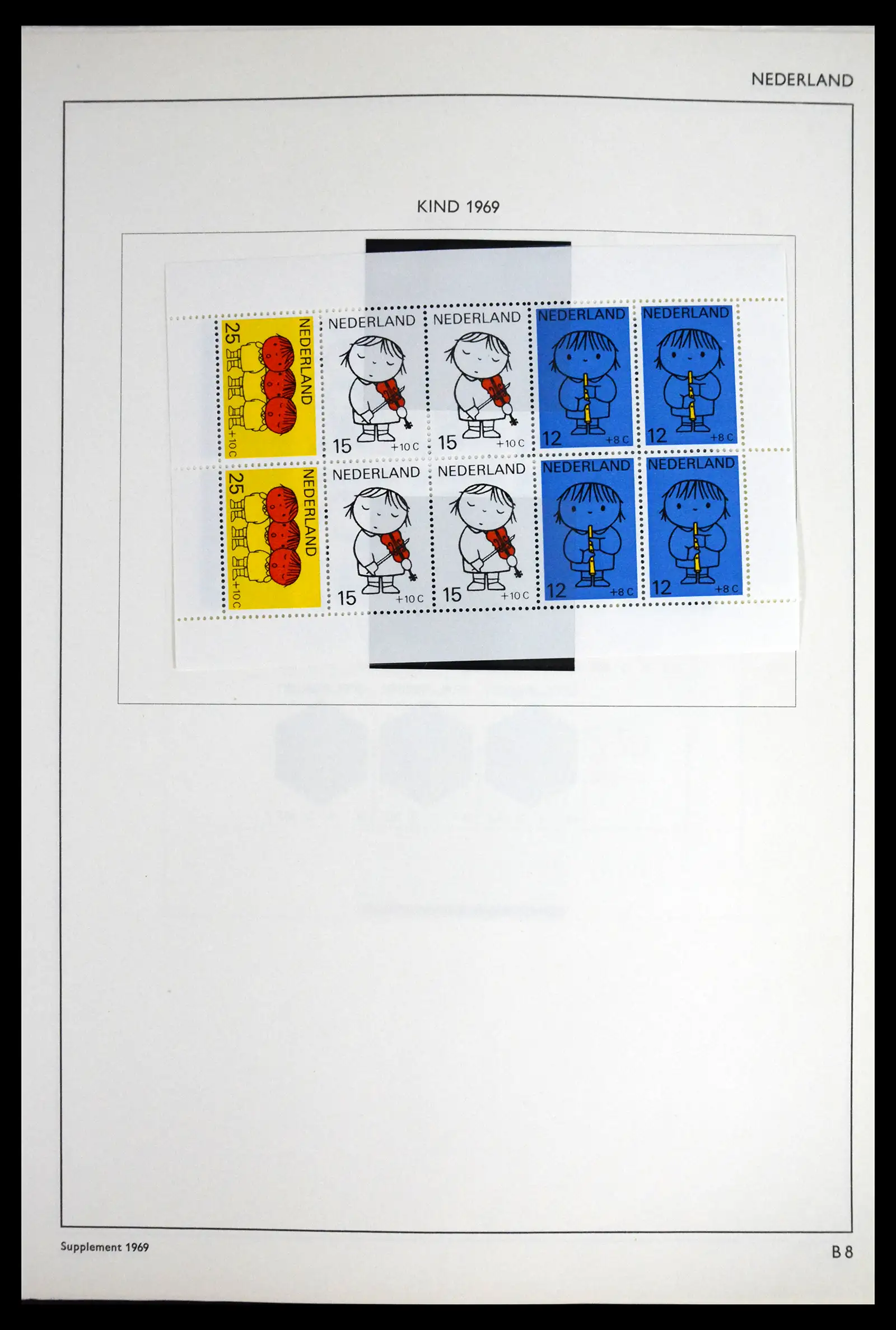 41601 0084 - Postzegelverzameling 41601 Nederland 1852-1977.