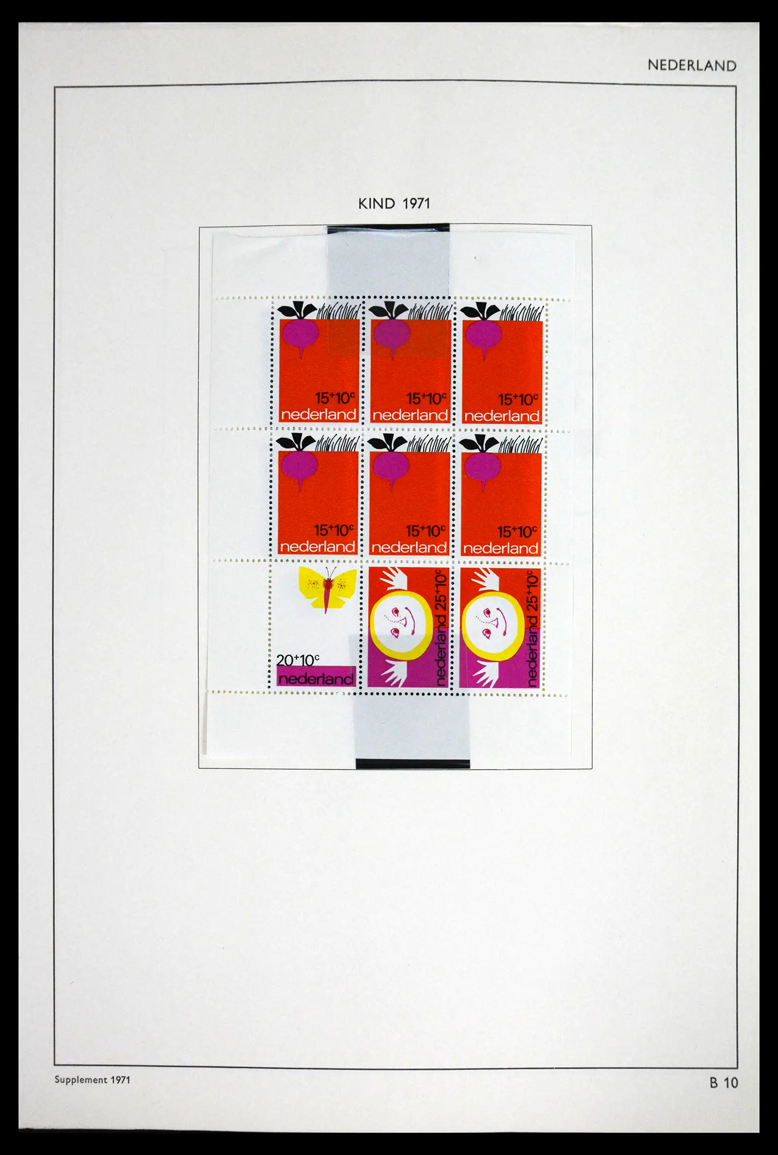 41601 0086 - Postzegelverzameling 41601 Nederland 1852-1977.