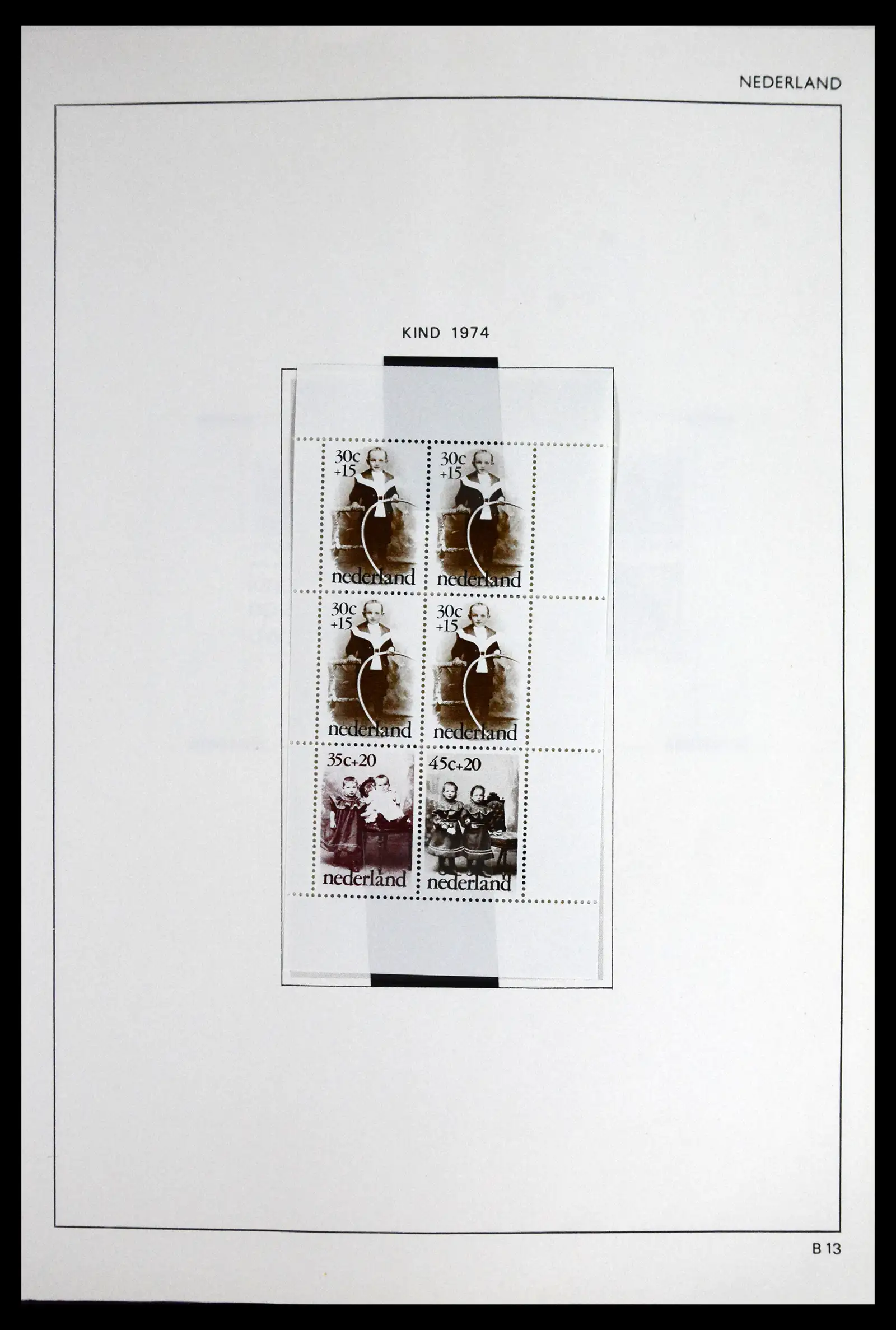 41601 0089 - Postzegelverzameling 41601 Nederland 1852-1977.