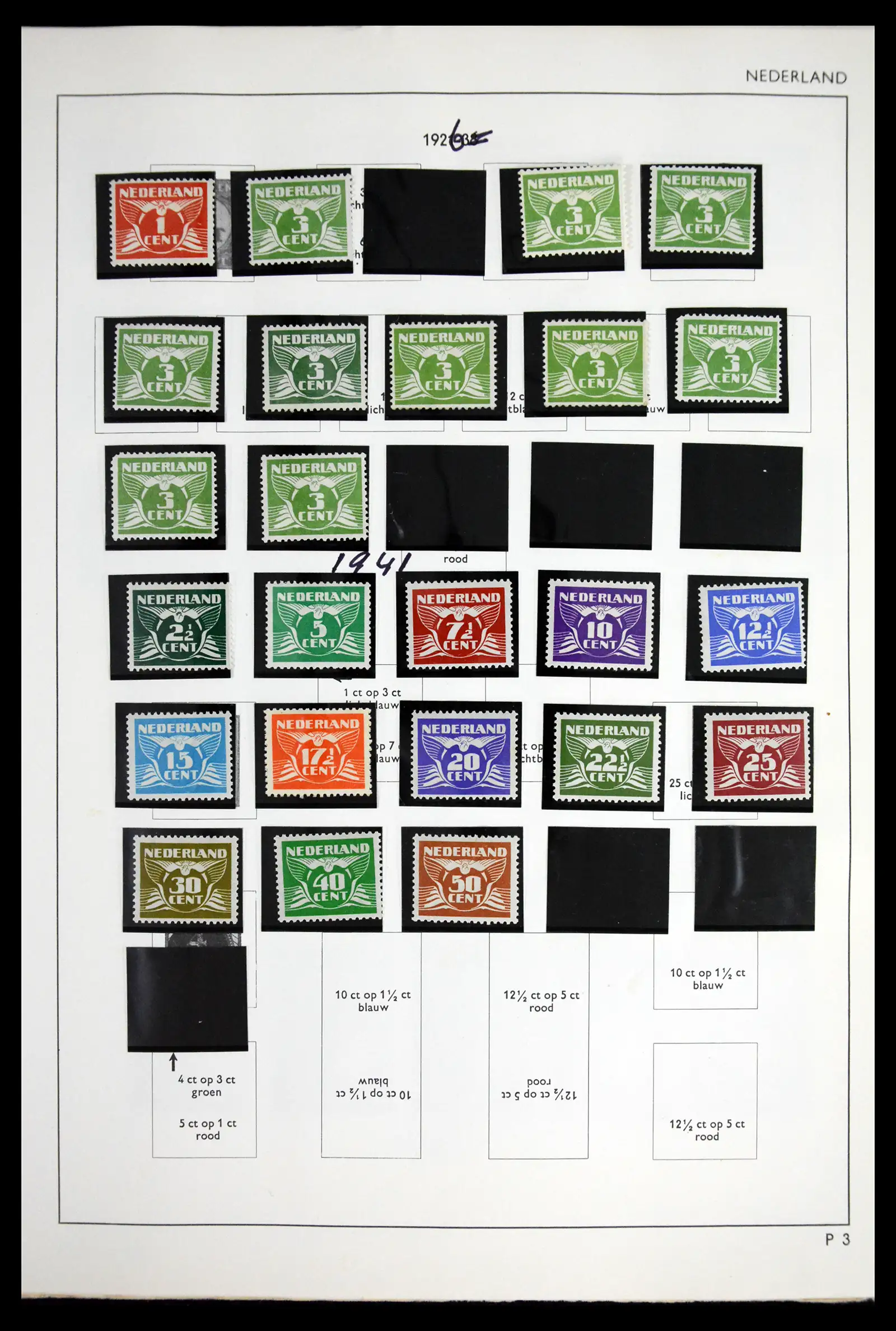 41601 0099 - Postzegelverzameling 41601 Nederland 1852-1977.