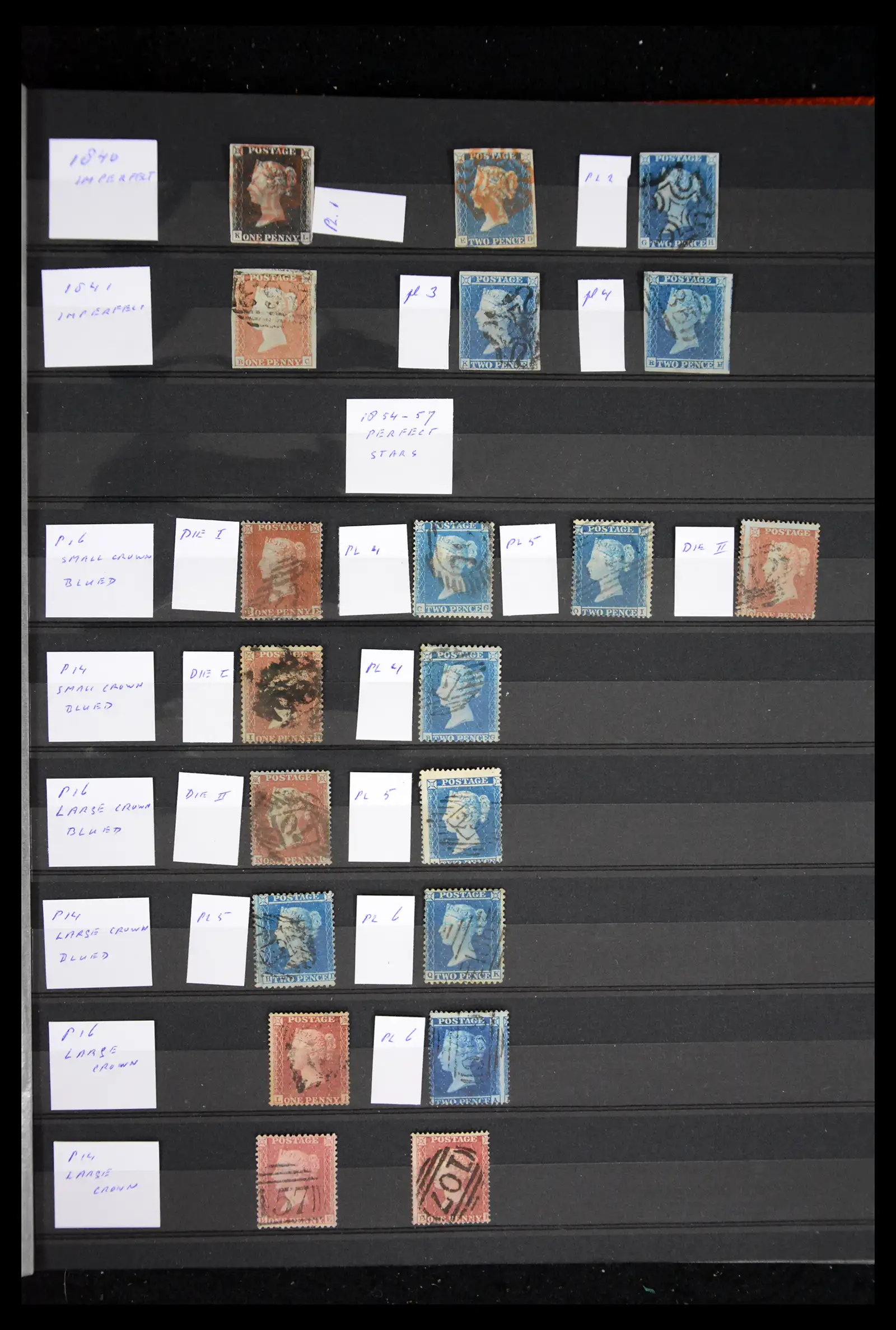 41603 0001 - Stamp collection 41603 Great Britain 1840-1970.