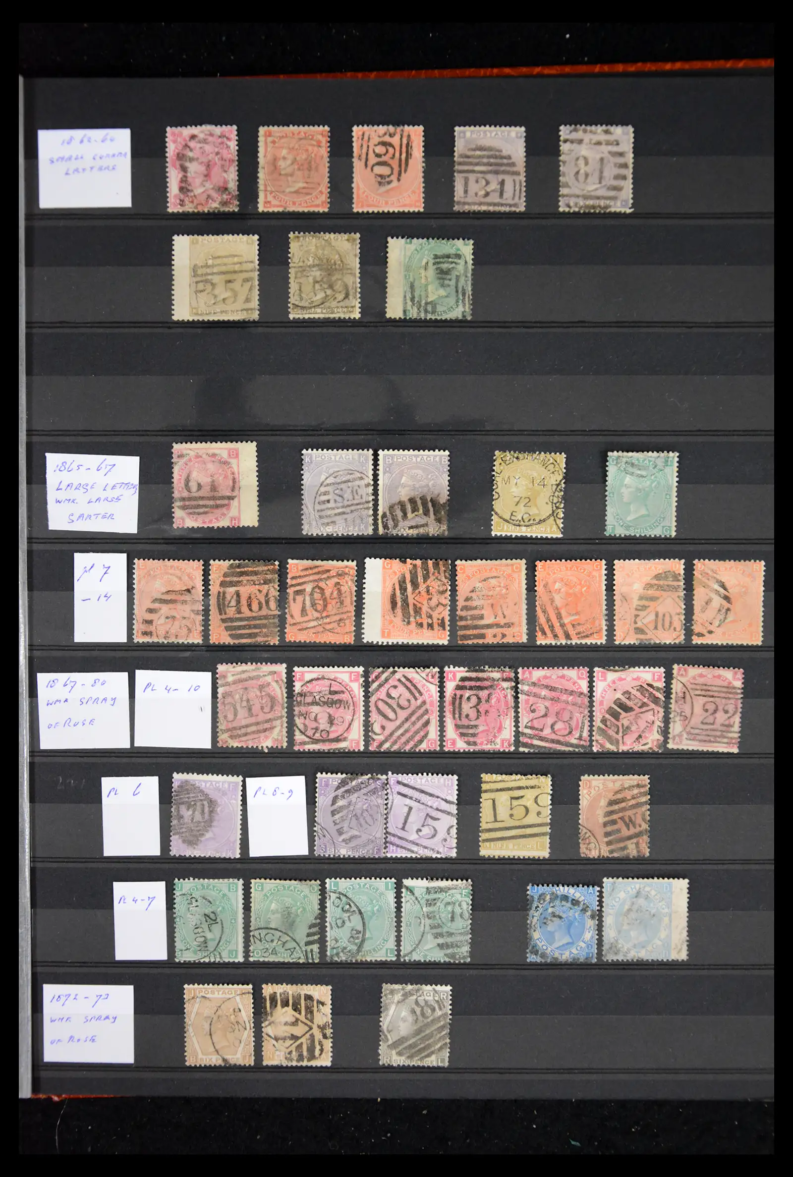 41603 0003 - Stamp collection 41603 Great Britain 1840-1970.