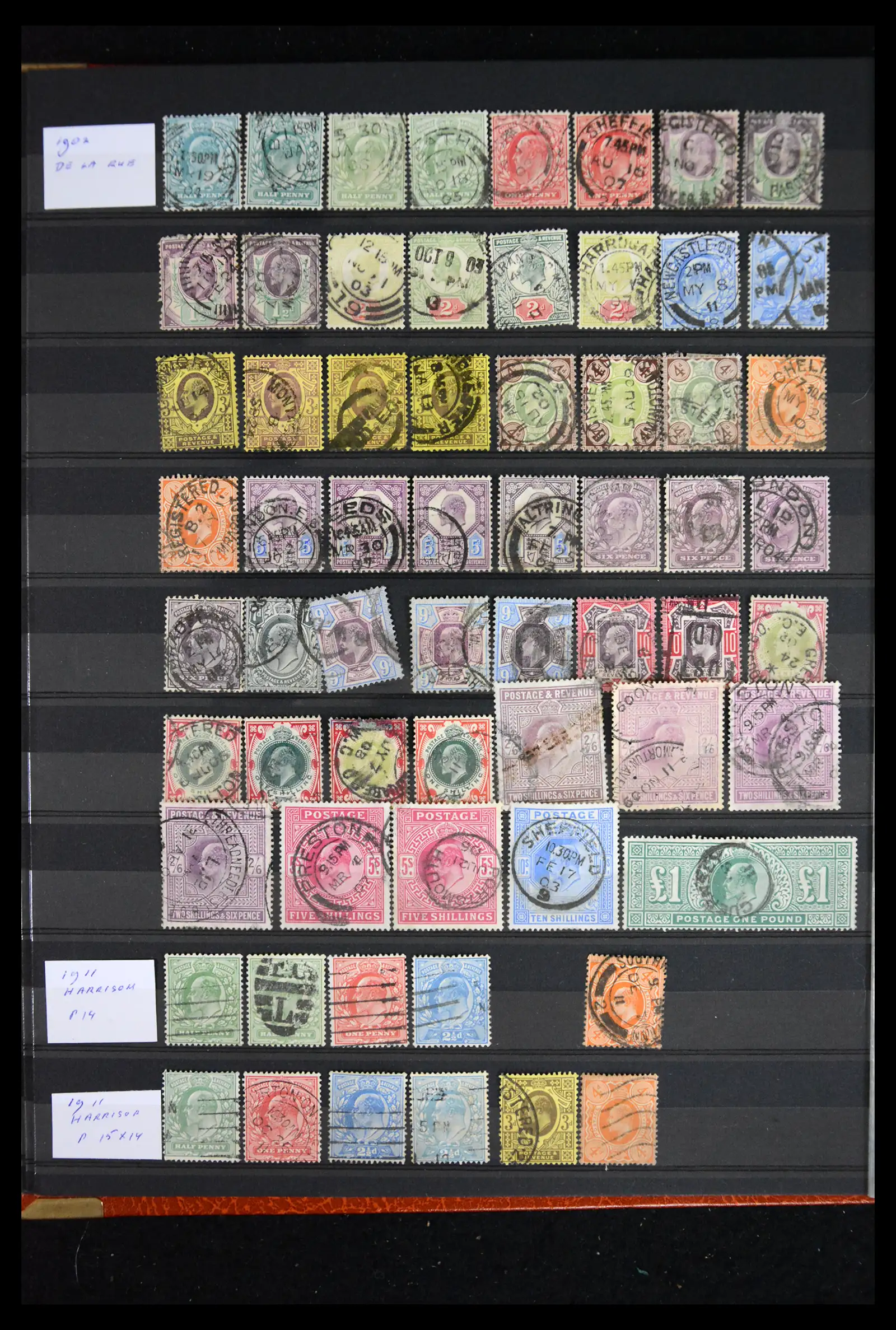 41603 0006 - Stamp collection 41603 Great Britain 1840-1970.