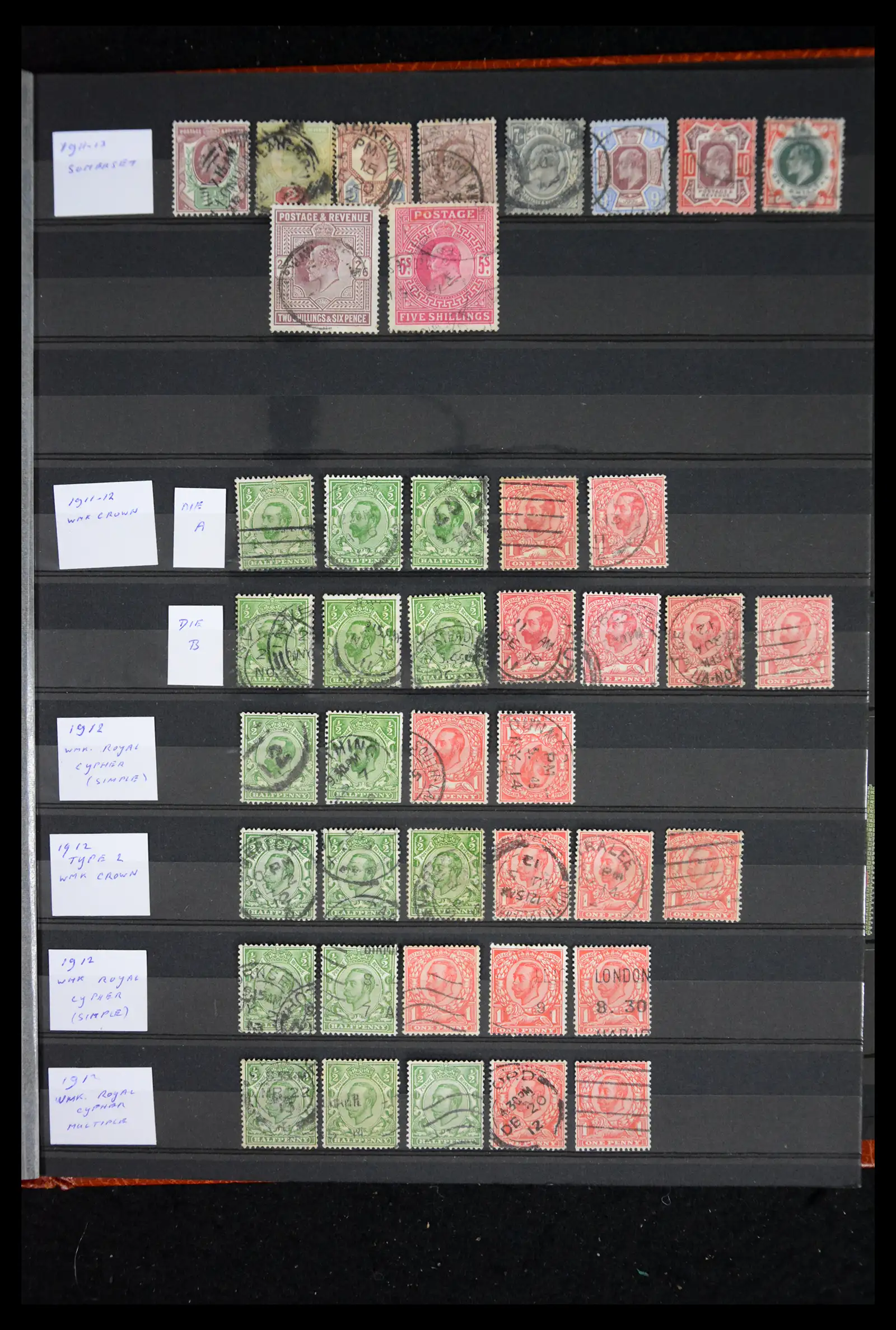 41603 0007 - Stamp collection 41603 Great Britain 1840-1970.