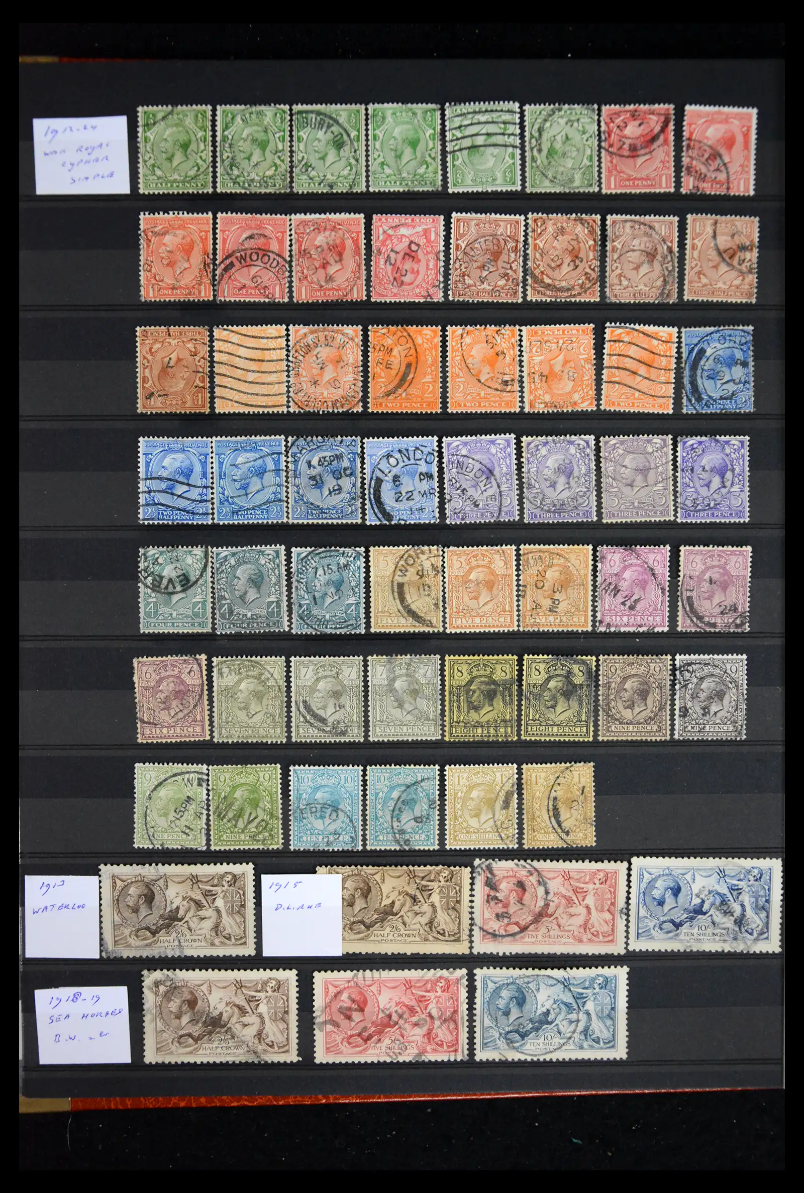 41603 0008 - Stamp collection 41603 Great Britain 1840-1970.