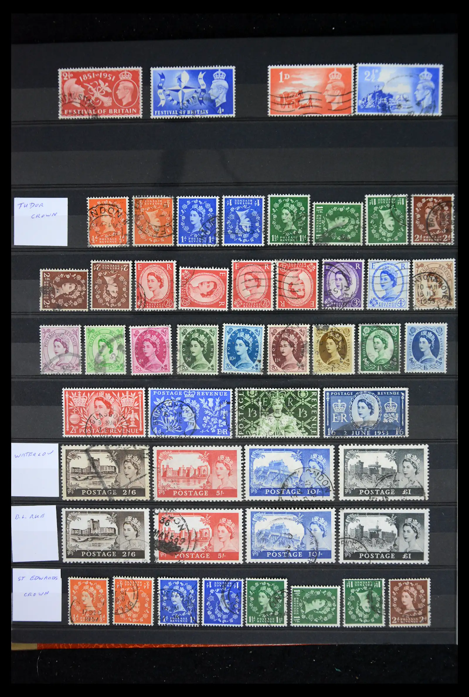 41603 0012 - Stamp collection 41603 Great Britain 1840-1970.