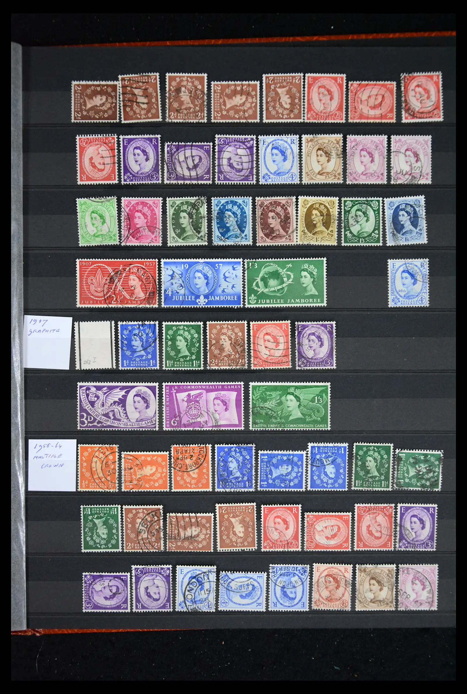 41603 0013 - Stamp collection 41603 Great Britain 1840-1970.