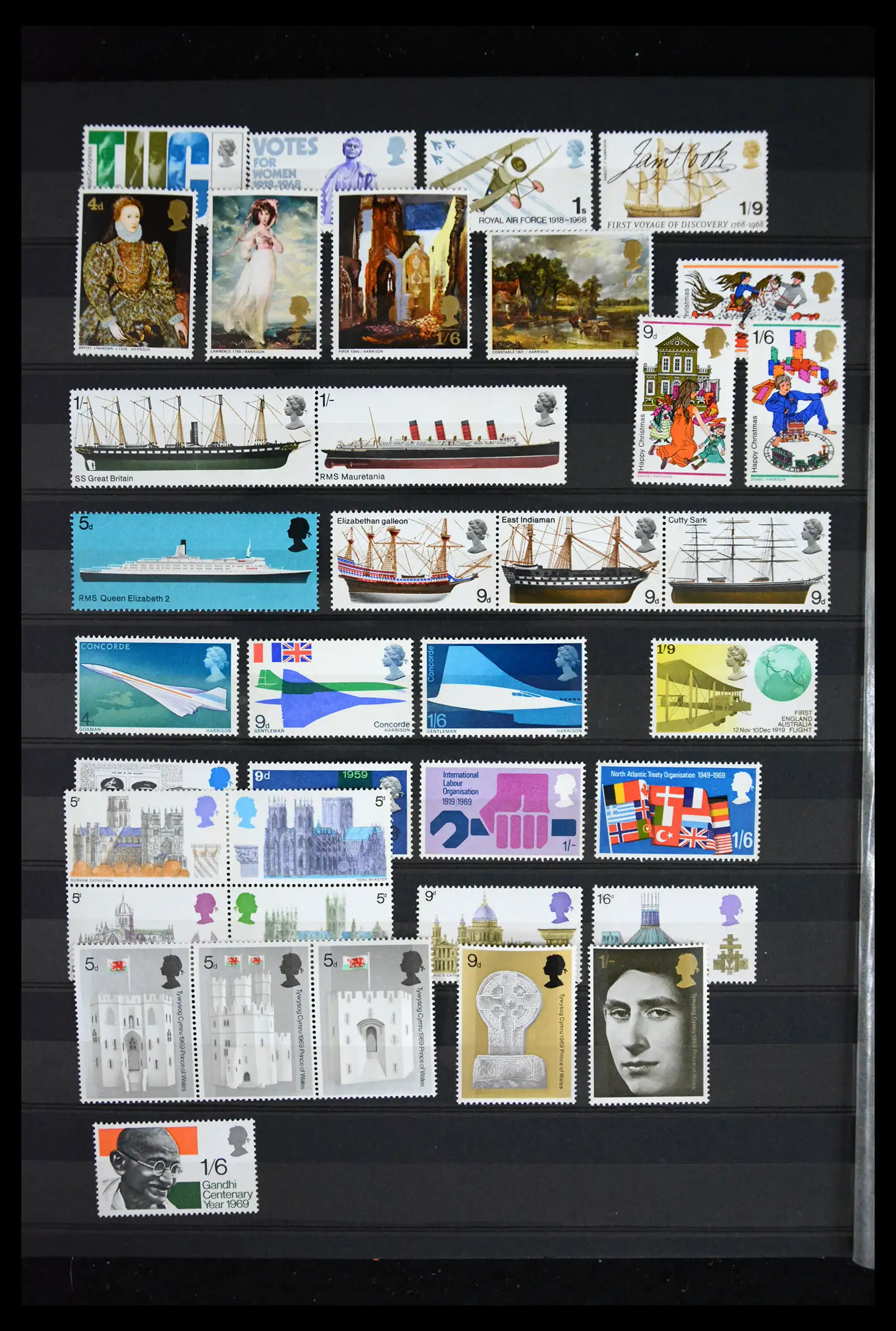 41603 0020 - Stamp collection 41603 Great Britain 1840-1970.