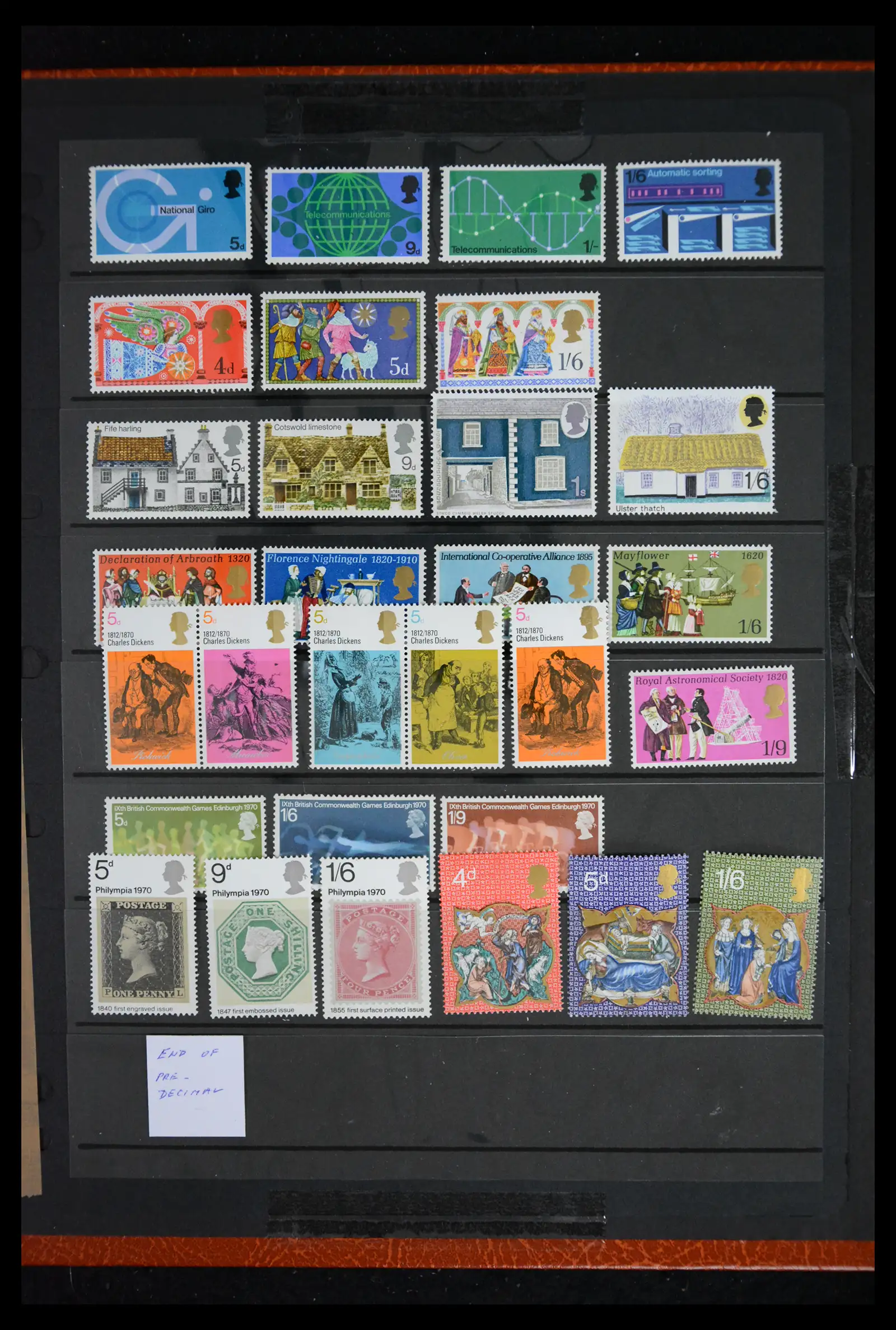 41603 0021 - Stamp collection 41603 Great Britain 1840-1970.