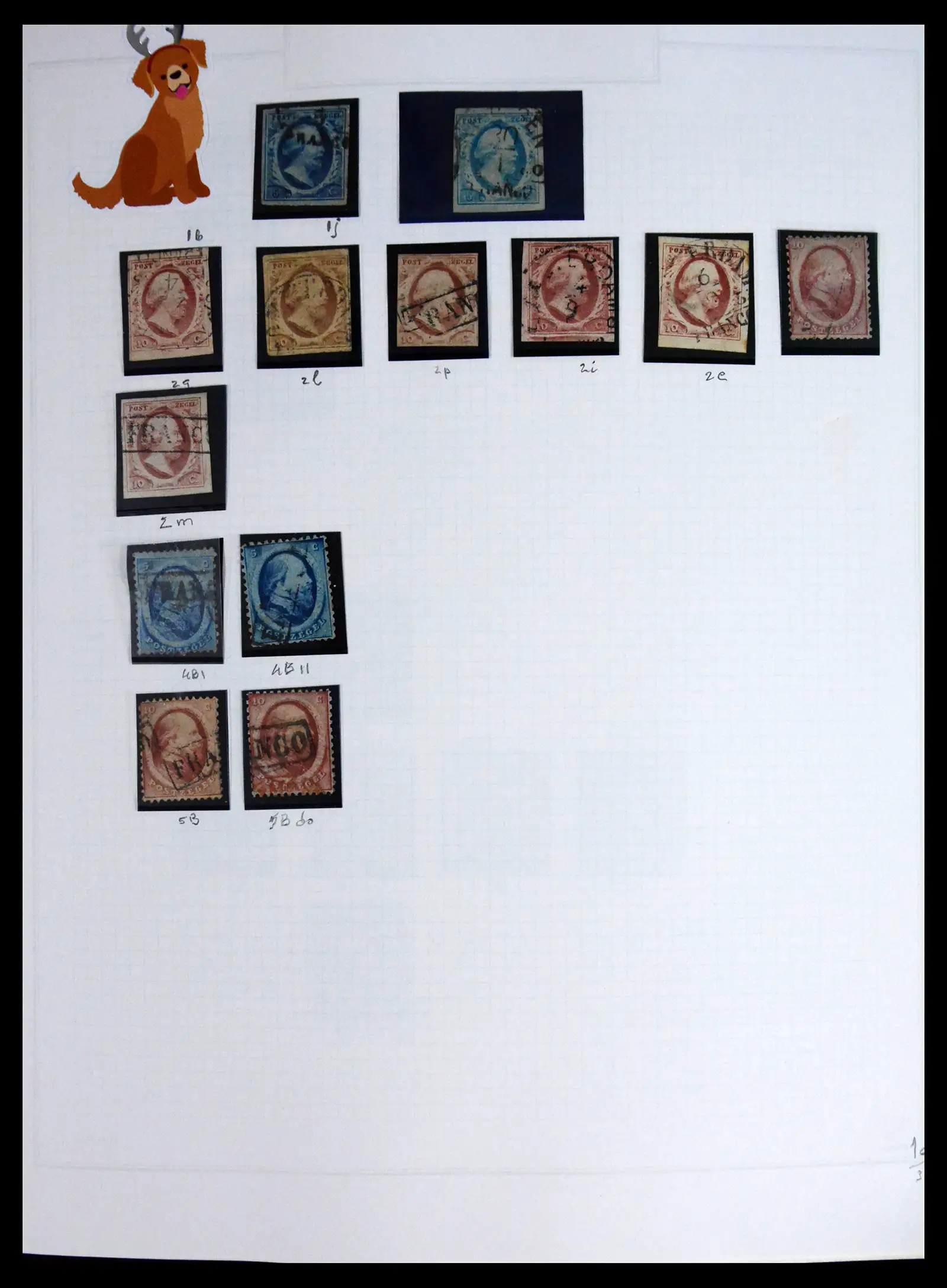 41605 0002 - Postzegelverzameling 41605 Nederland gespecialiseerd 1852-1998.