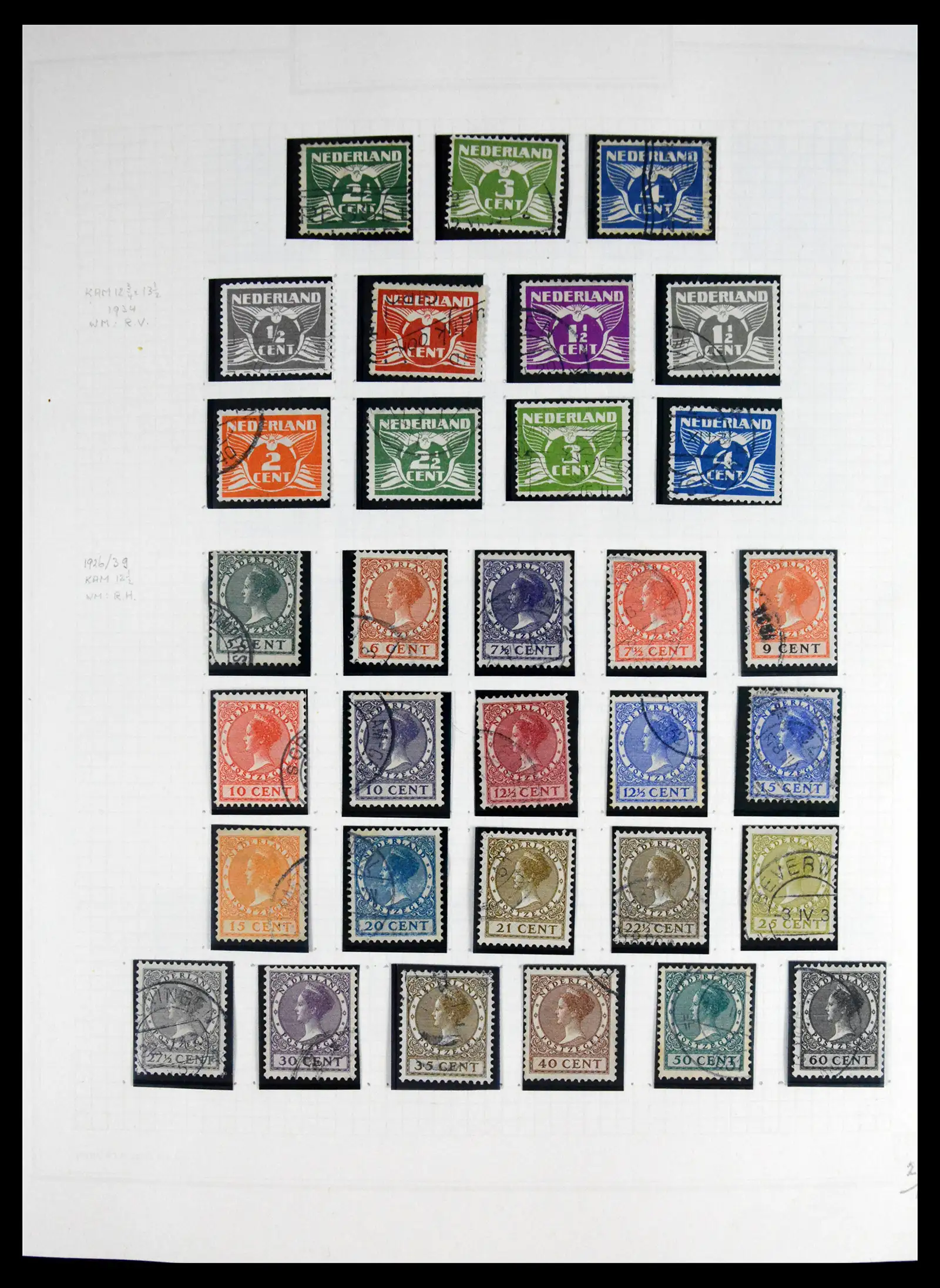 41605 0023 - Postzegelverzameling 41605 Nederland gespecialiseerd 1852-1998.