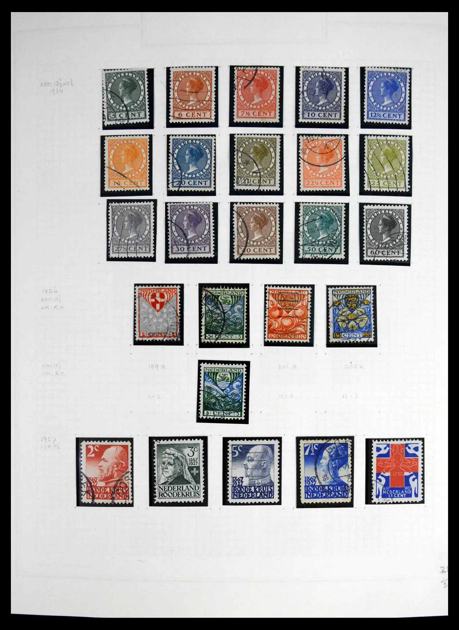 41605 0024 - Postzegelverzameling 41605 Nederland gespecialiseerd 1852-1998.