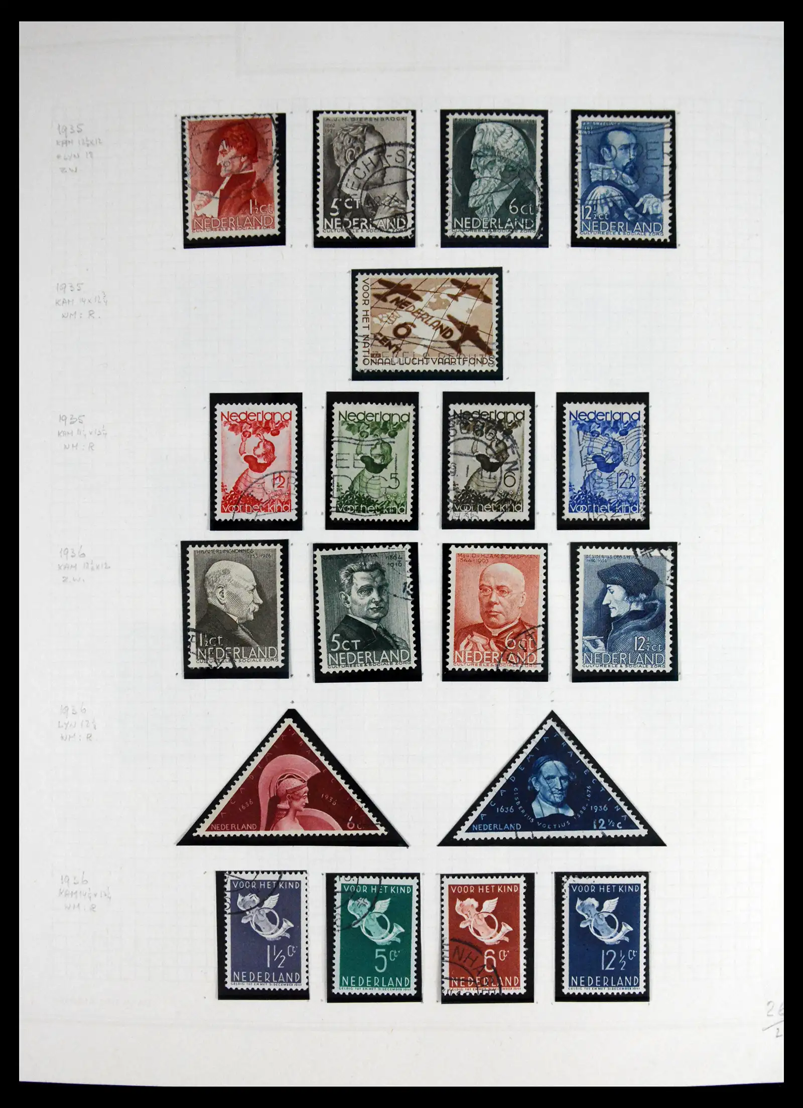 41605 0029 - Postzegelverzameling 41605 Nederland gespecialiseerd 1852-1998.