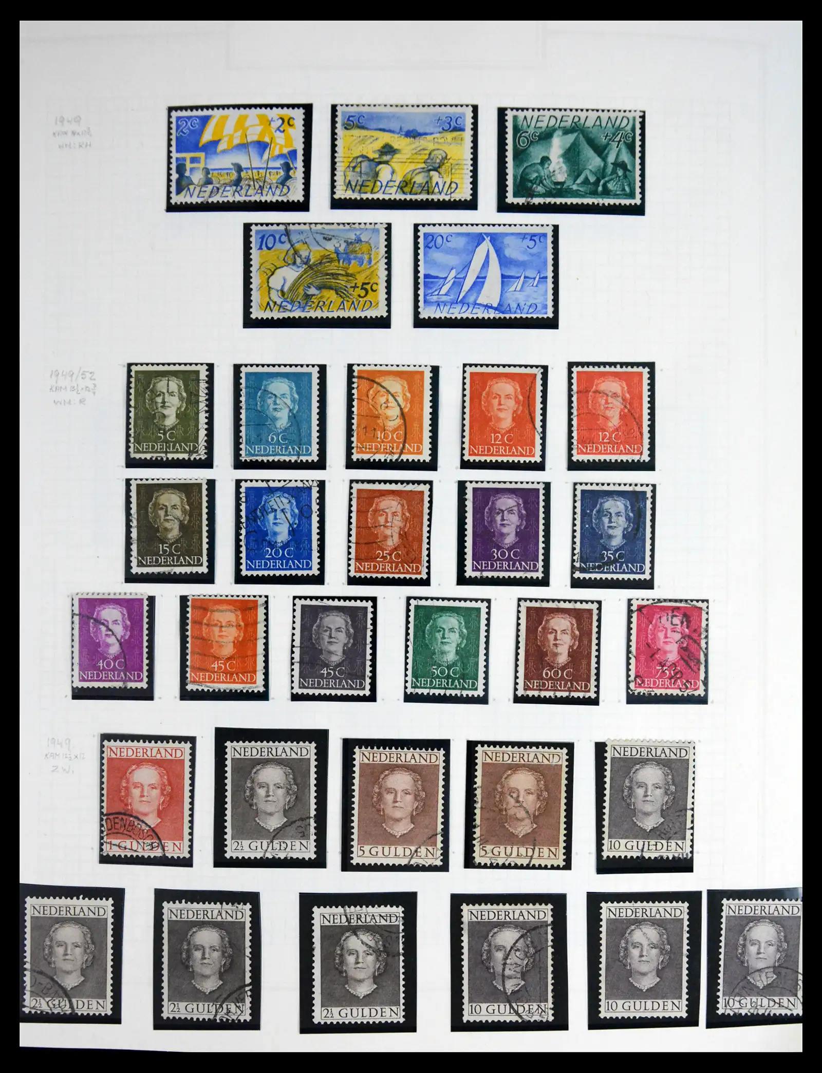 41605 0041 - Postzegelverzameling 41605 Nederland gespecialiseerd 1852-1998.