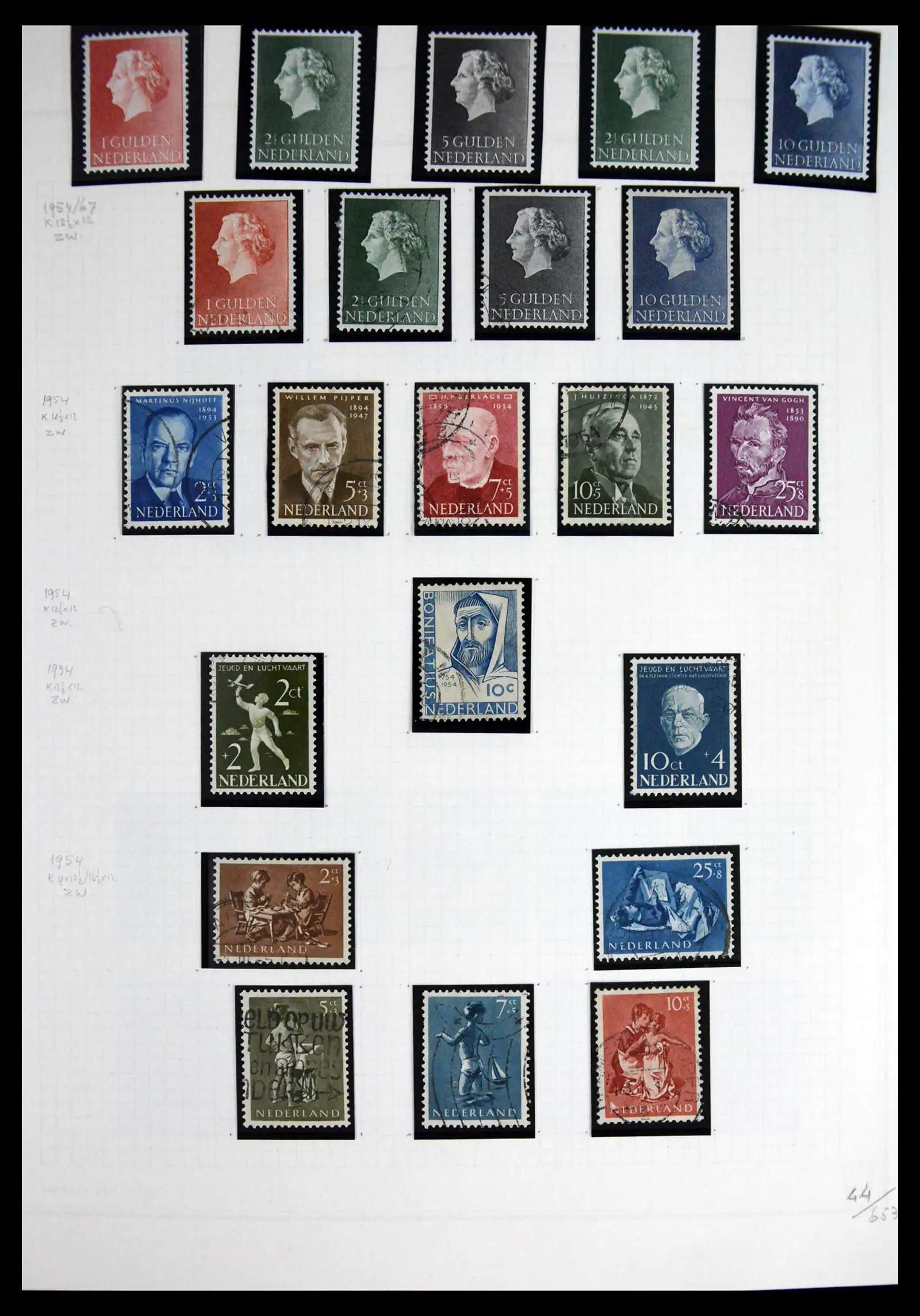 41605 0047 - Postzegelverzameling 41605 Nederland gespecialiseerd 1852-1998.