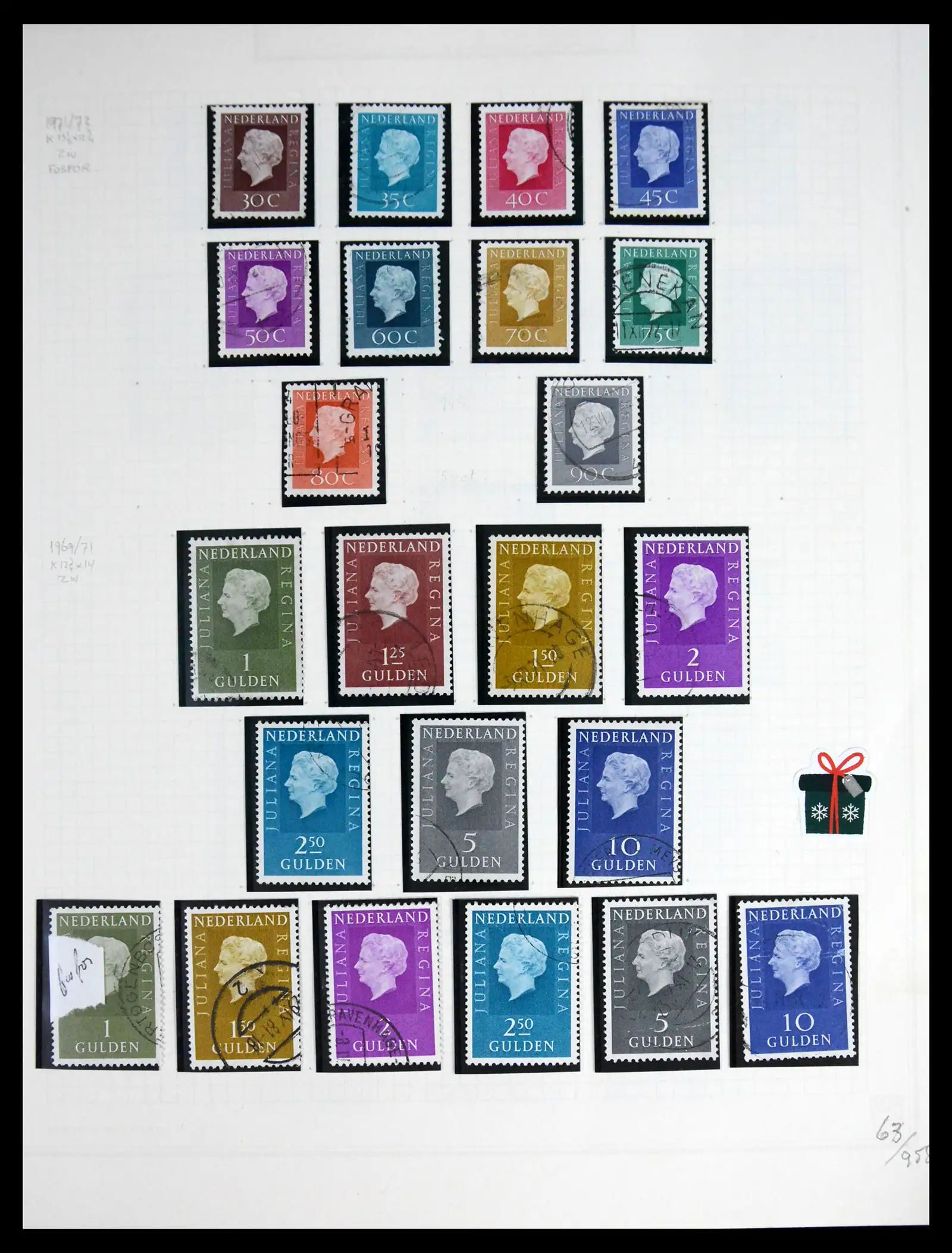 41605 0066 - Postzegelverzameling 41605 Nederland gespecialiseerd 1852-1998.