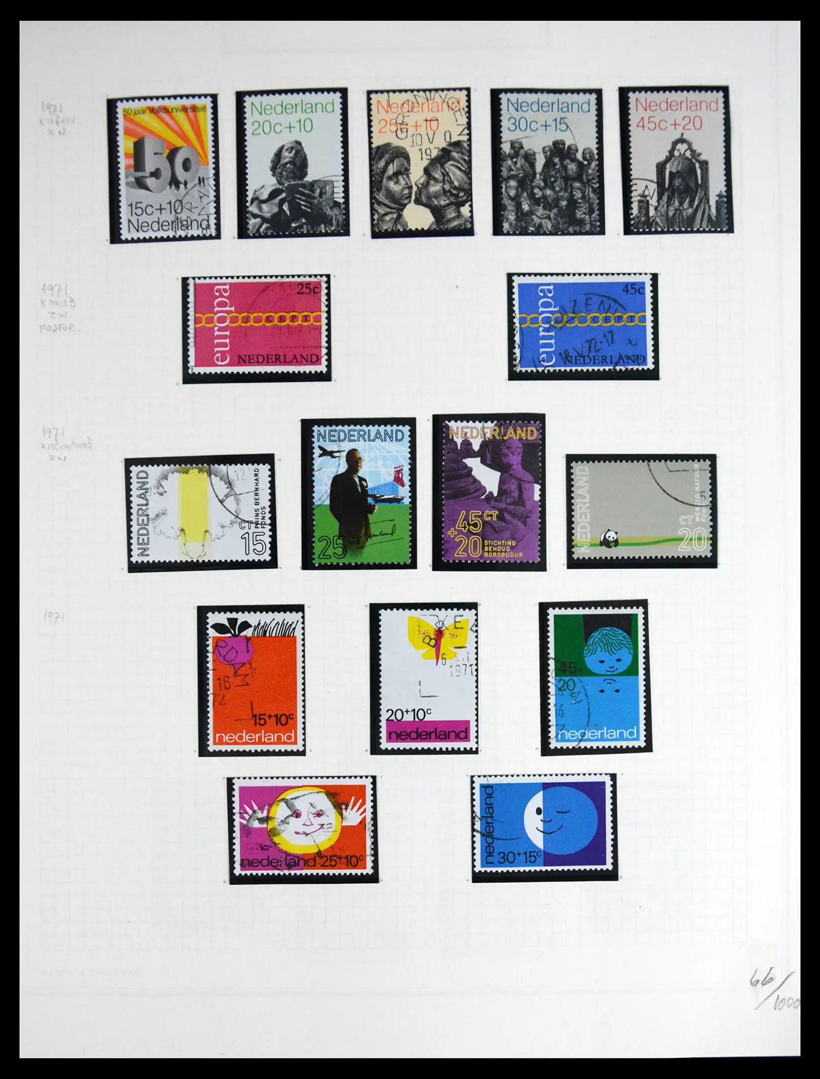 41605 0069 - Postzegelverzameling 41605 Nederland gespecialiseerd 1852-1998.