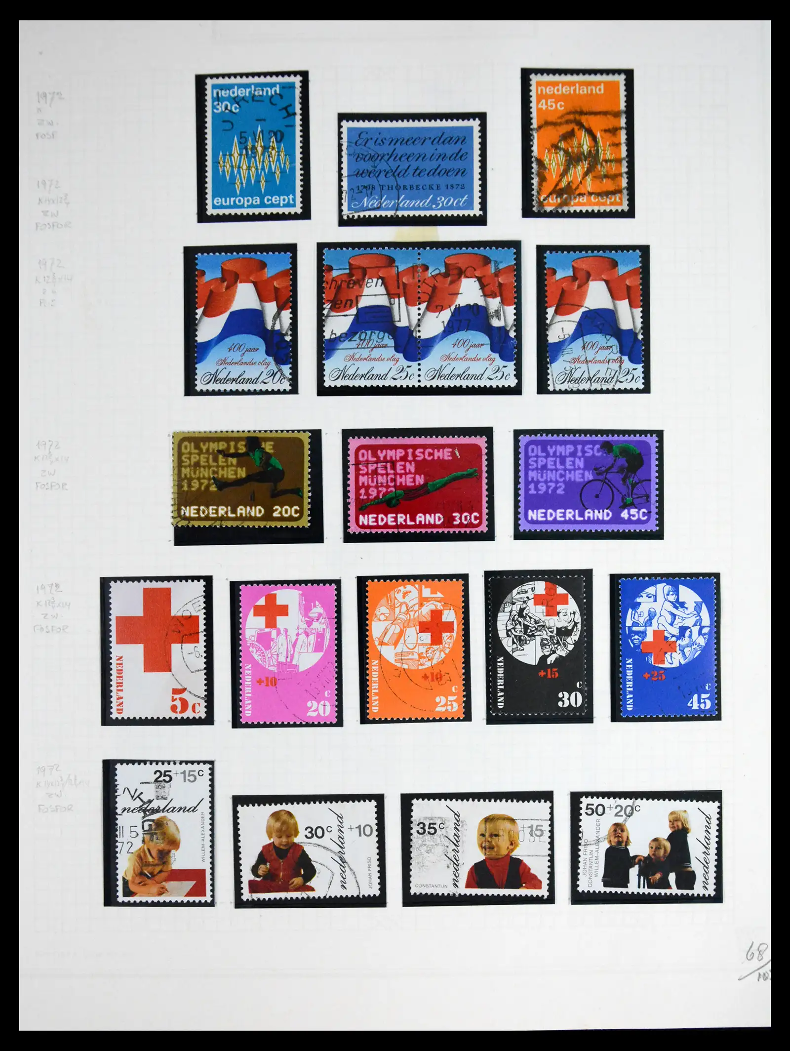 41605 0071 - Postzegelverzameling 41605 Nederland gespecialiseerd 1852-1998.