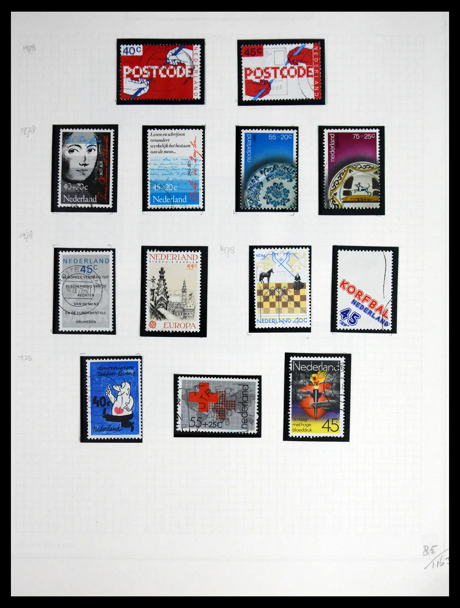 41605 0083 - Postzegelverzameling 41605 Nederland gespecialiseerd 1852-1998.