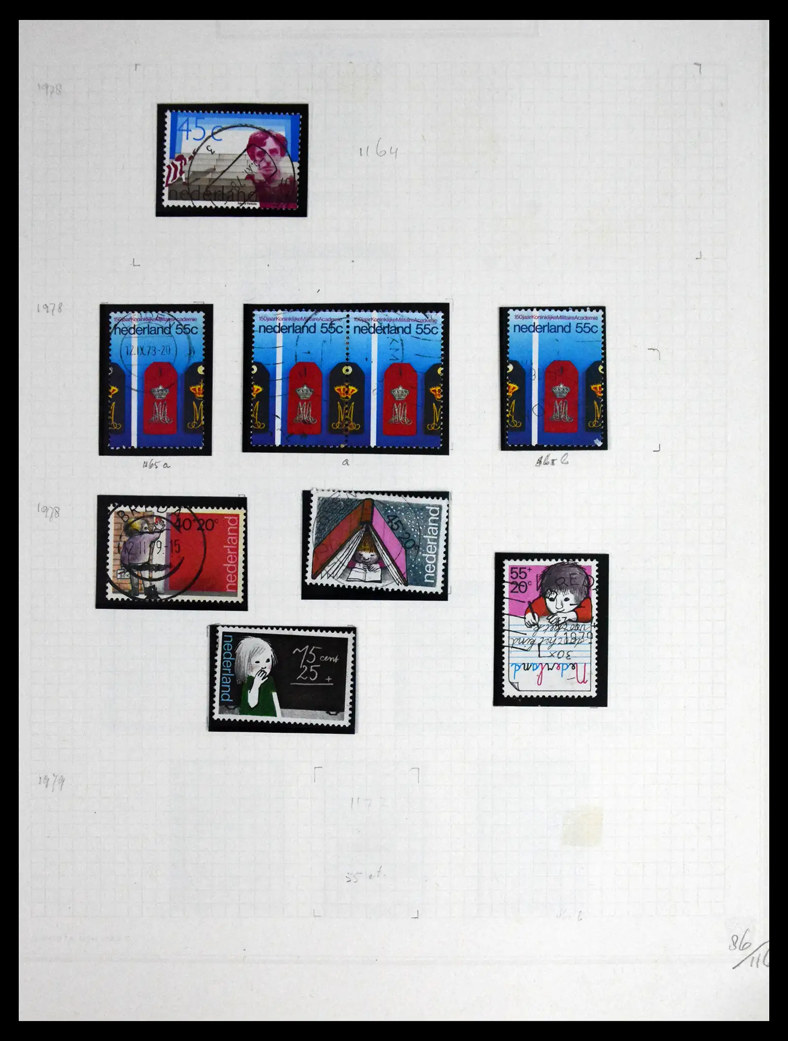 41605 0084 - Postzegelverzameling 41605 Nederland gespecialiseerd 1852-1998.