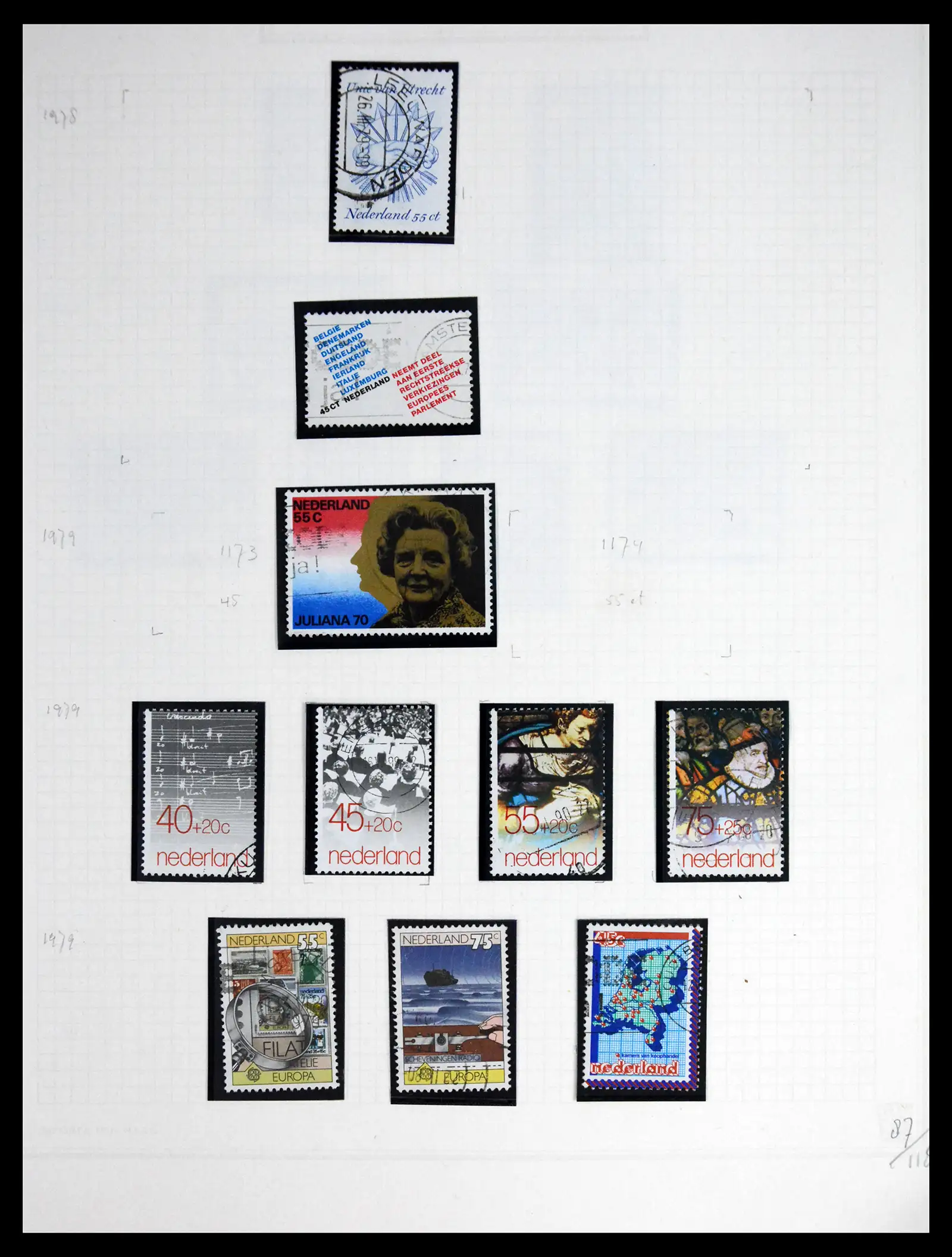 41605 0085 - Postzegelverzameling 41605 Nederland gespecialiseerd 1852-1998.