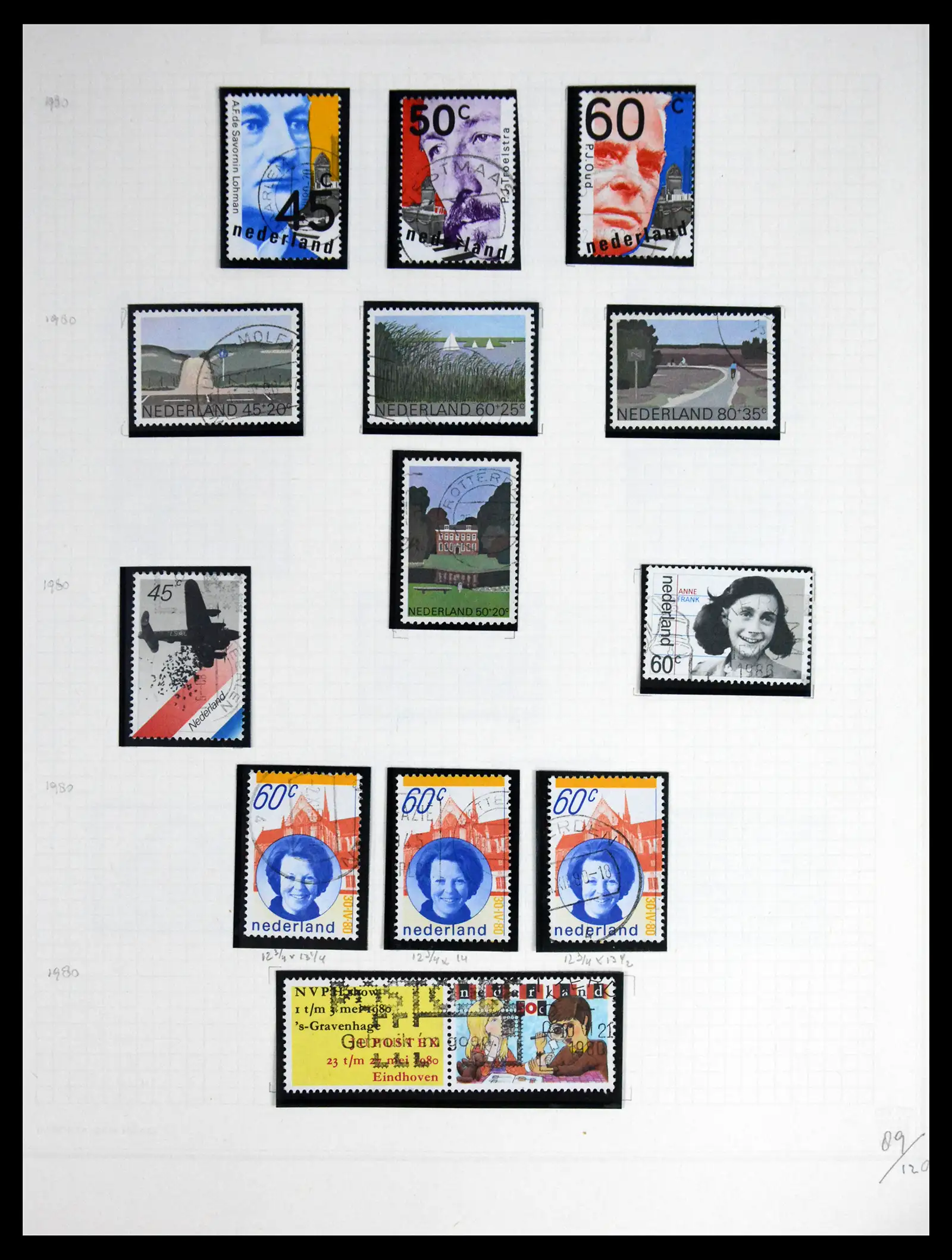 41605 0087 - Postzegelverzameling 41605 Nederland gespecialiseerd 1852-1998.