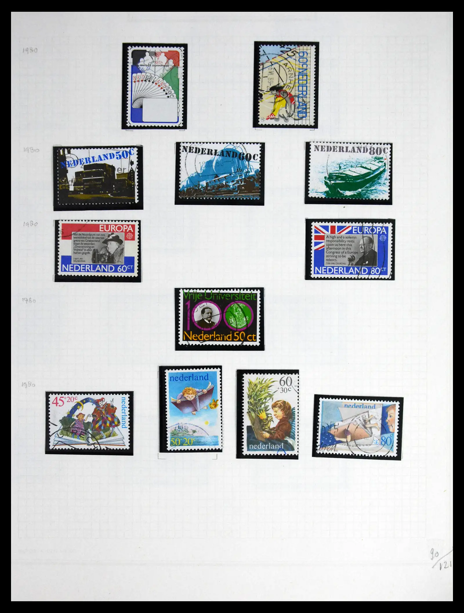 41605 0088 - Postzegelverzameling 41605 Nederland gespecialiseerd 1852-1998.