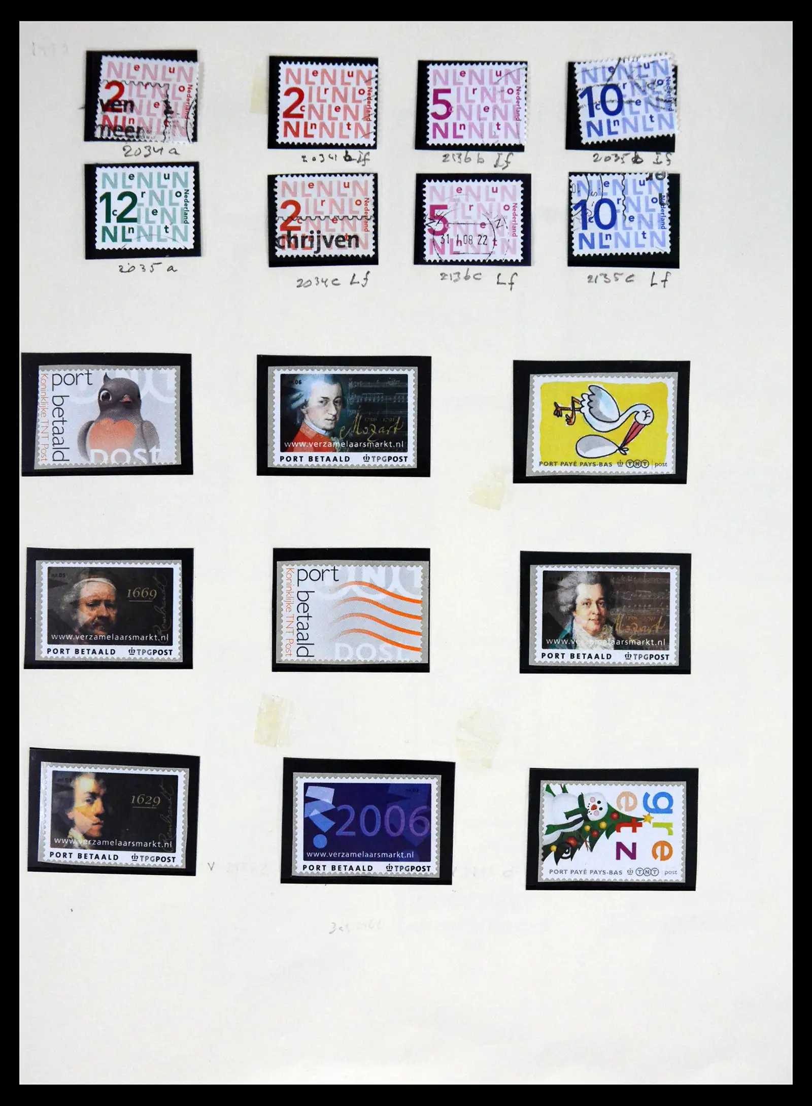 41605 0089 - Postzegelverzameling 41605 Nederland gespecialiseerd 1852-1998.