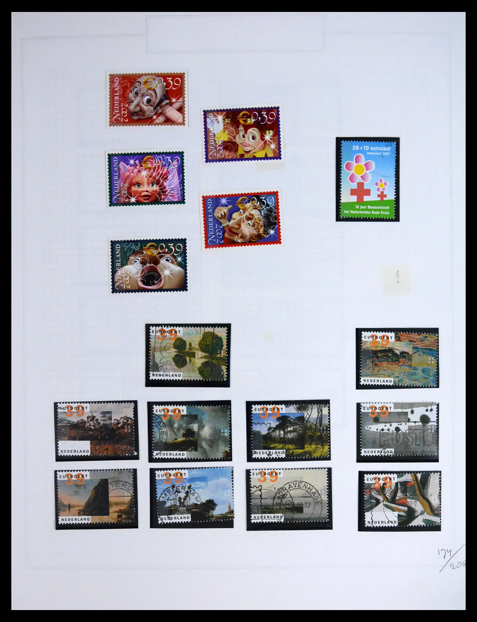 41605 0093 - Postzegelverzameling 41605 Nederland gespecialiseerd 1852-1998.