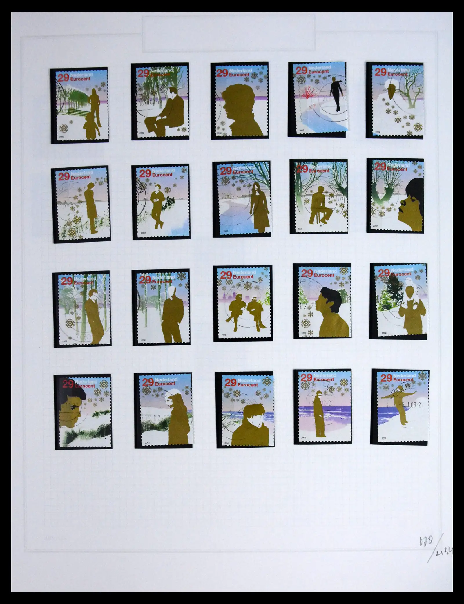 41605 0096 - Postzegelverzameling 41605 Nederland gespecialiseerd 1852-1998.